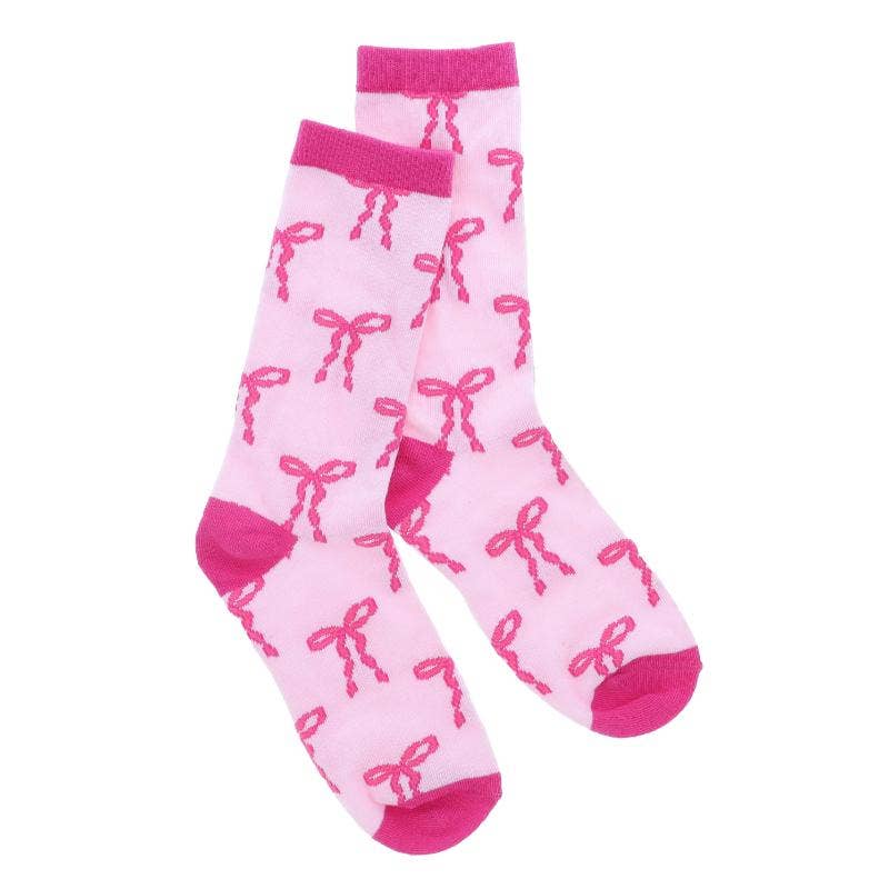 Tied with a Bow Tall Sock - Posh West Boutique