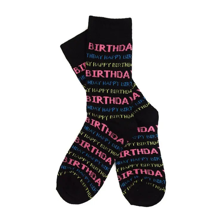 Happy Birthday Novelty Socks - Posh West Boutique
