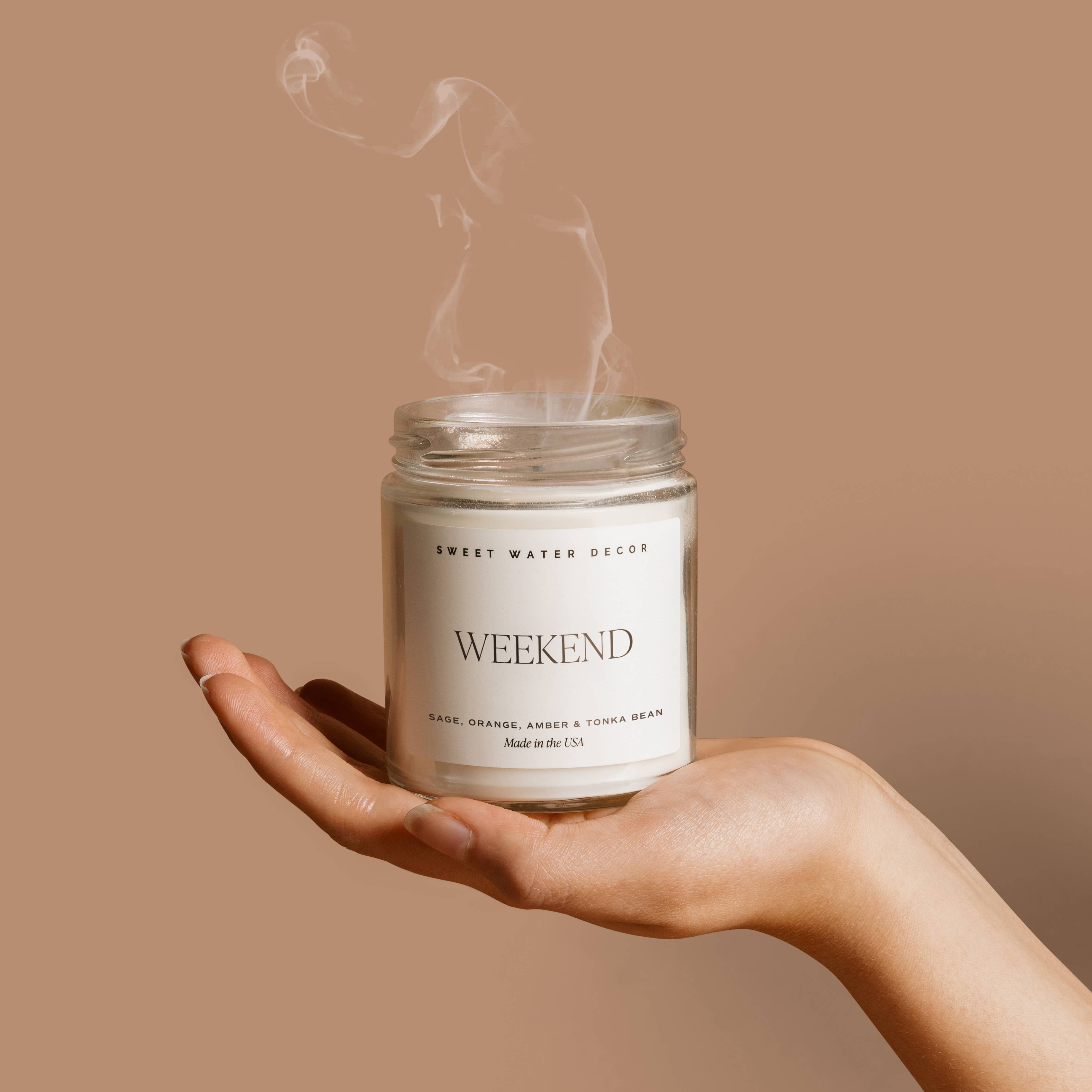 Weekend 9 oz Soy Candle - Home Decor & Gifts - Posh West Boutique