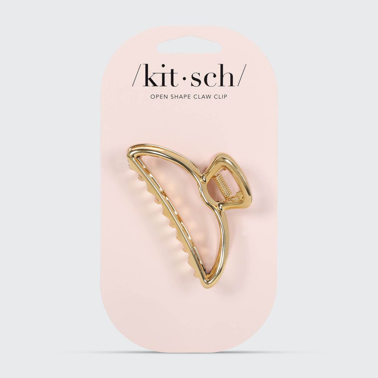 Gold Open Shape Claw Clip - Posh West Boutique