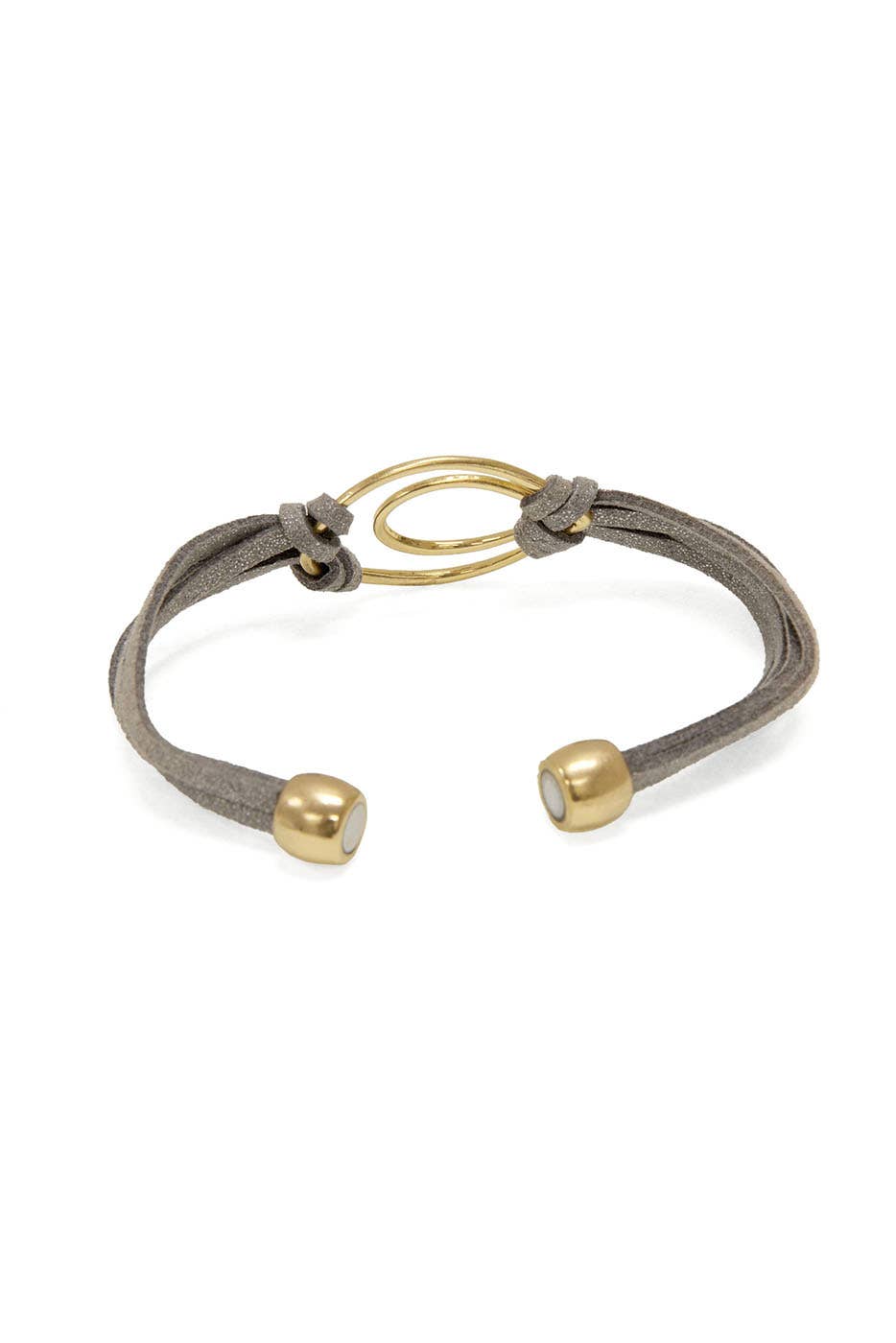 Flame Shimmer Suede Bracelet - Posh West Boutique