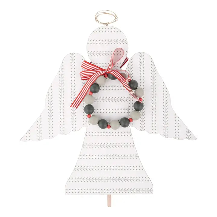 Christmas Angel Wood Topper - Posh West Boutique