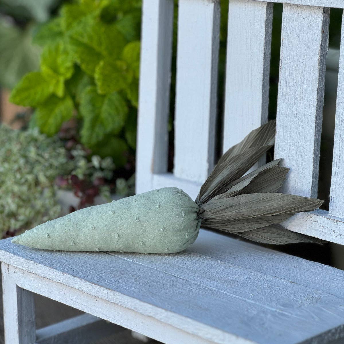 Sage Dot Fabric Carrot - Posh West Boutique