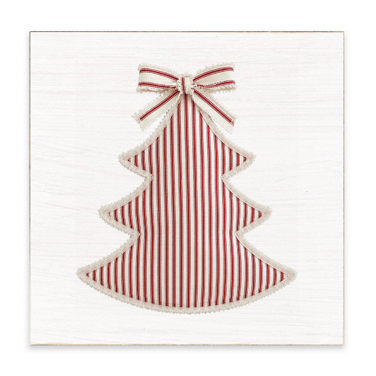 Striped Christmas Tree Block