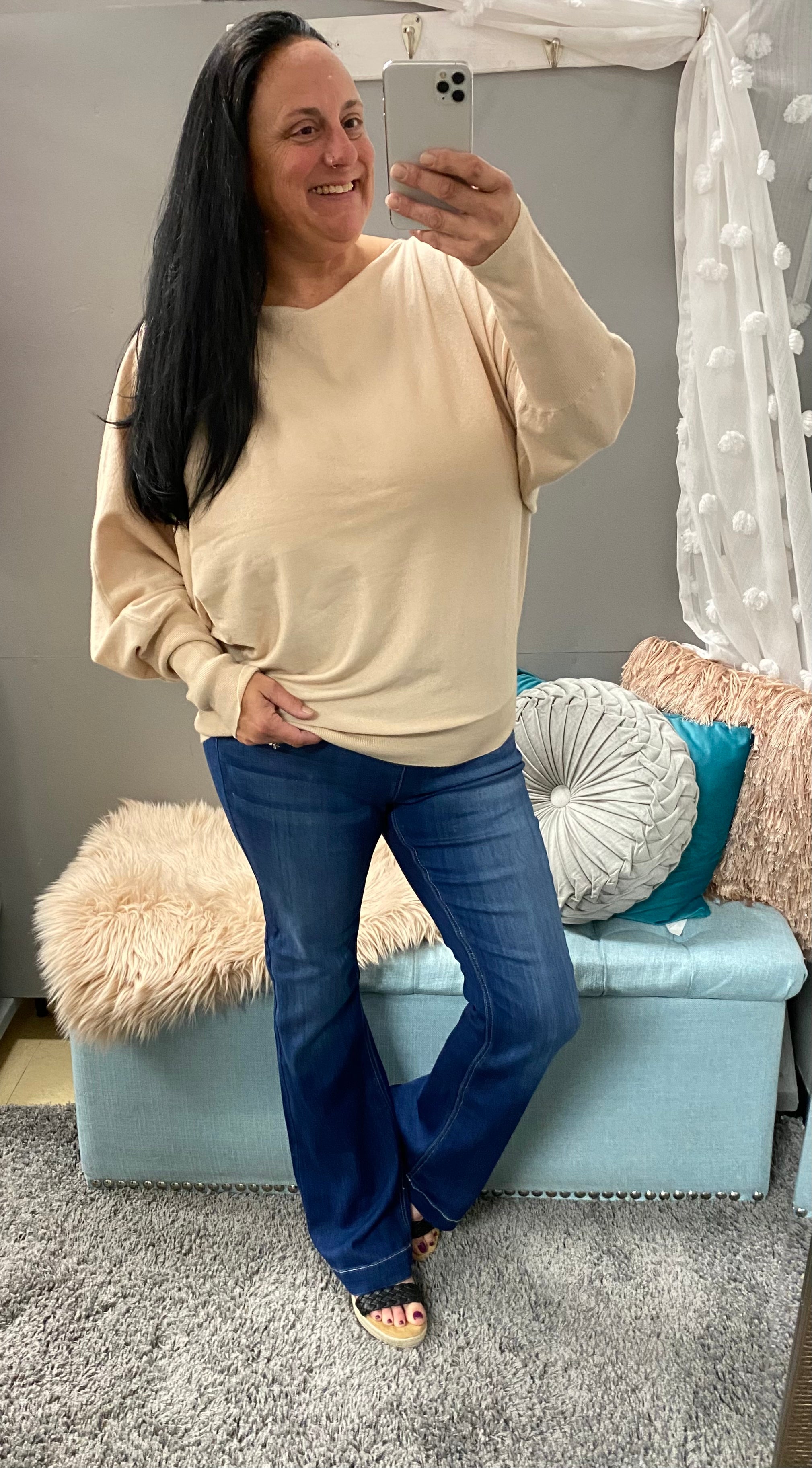 Cello Flare Pull On Jeggings-30" Inseam!! - Posh West Boutique