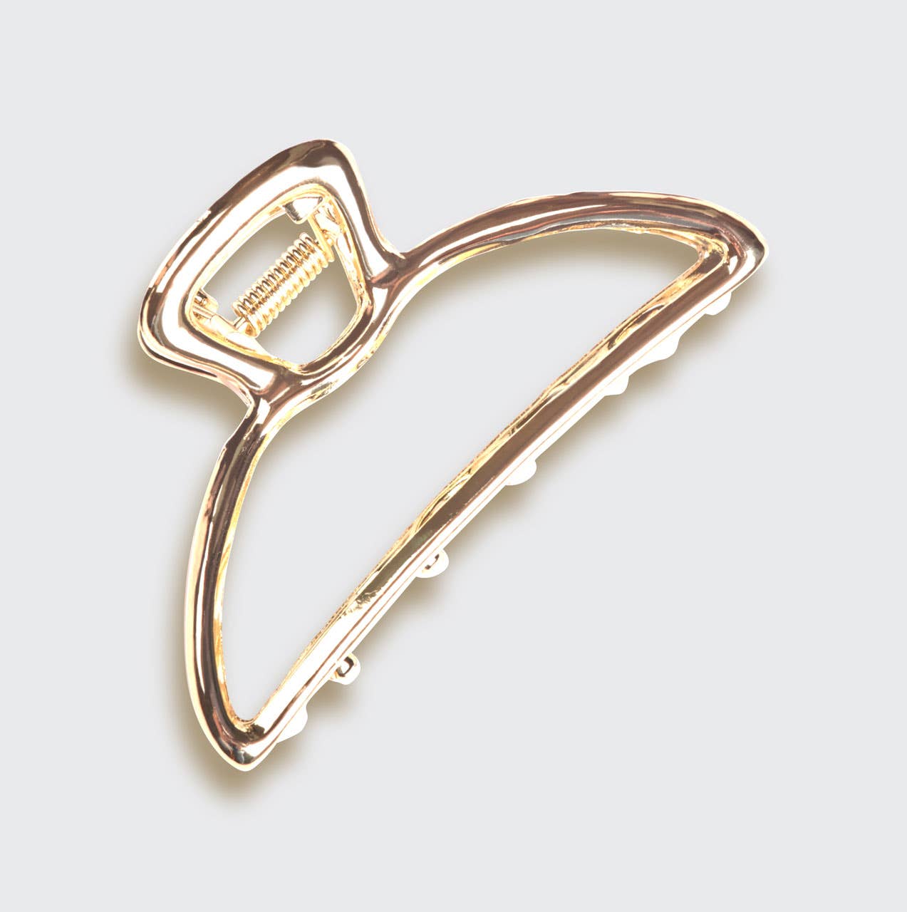 Gold Open Shape Claw Clip - Posh West Boutique