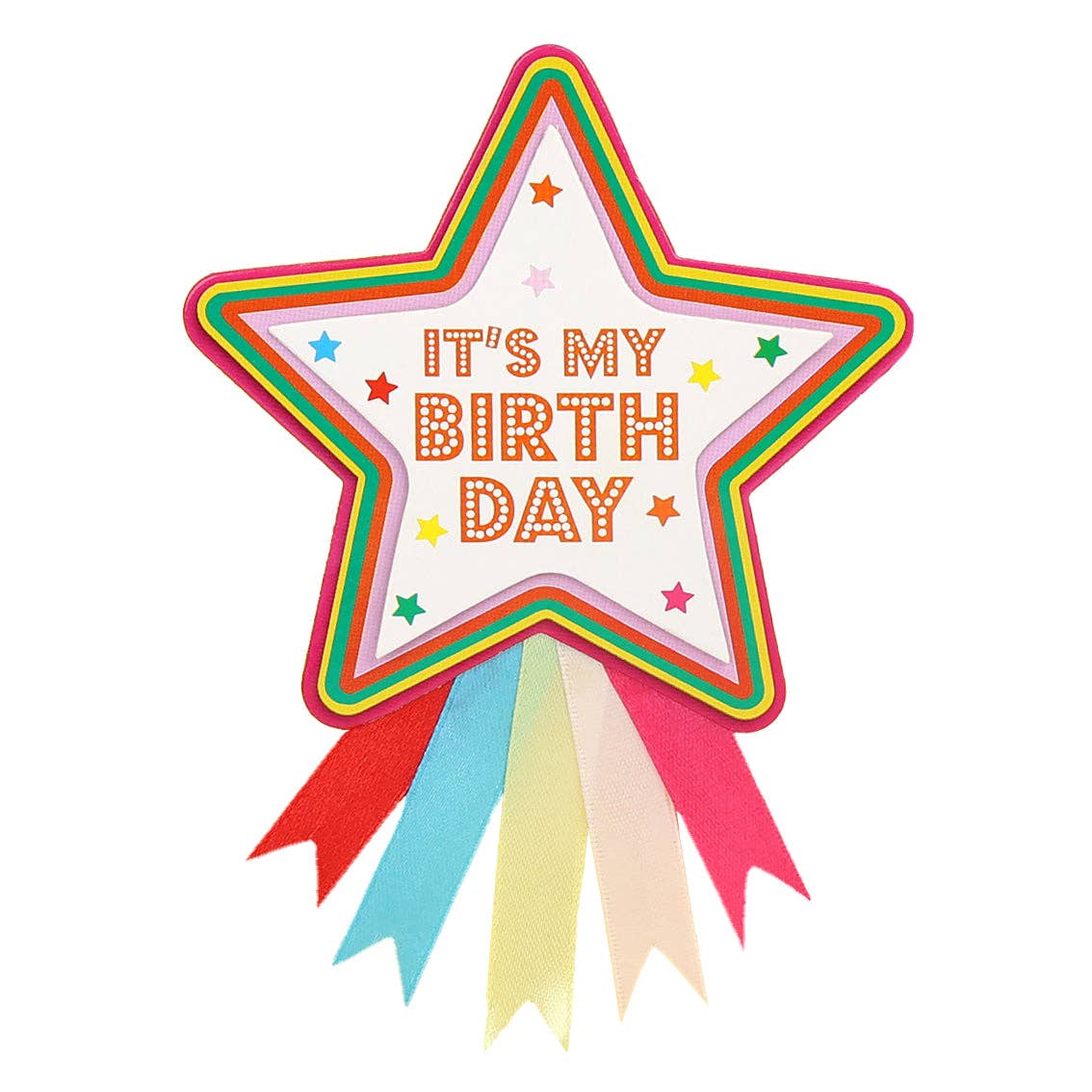Birthday Star Rosette Badge | Birthday Party | - Posh West Boutique