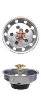 Stainless Steel Sink Strainer with Holiday Icon, 6 Styles - Posh West Boutique