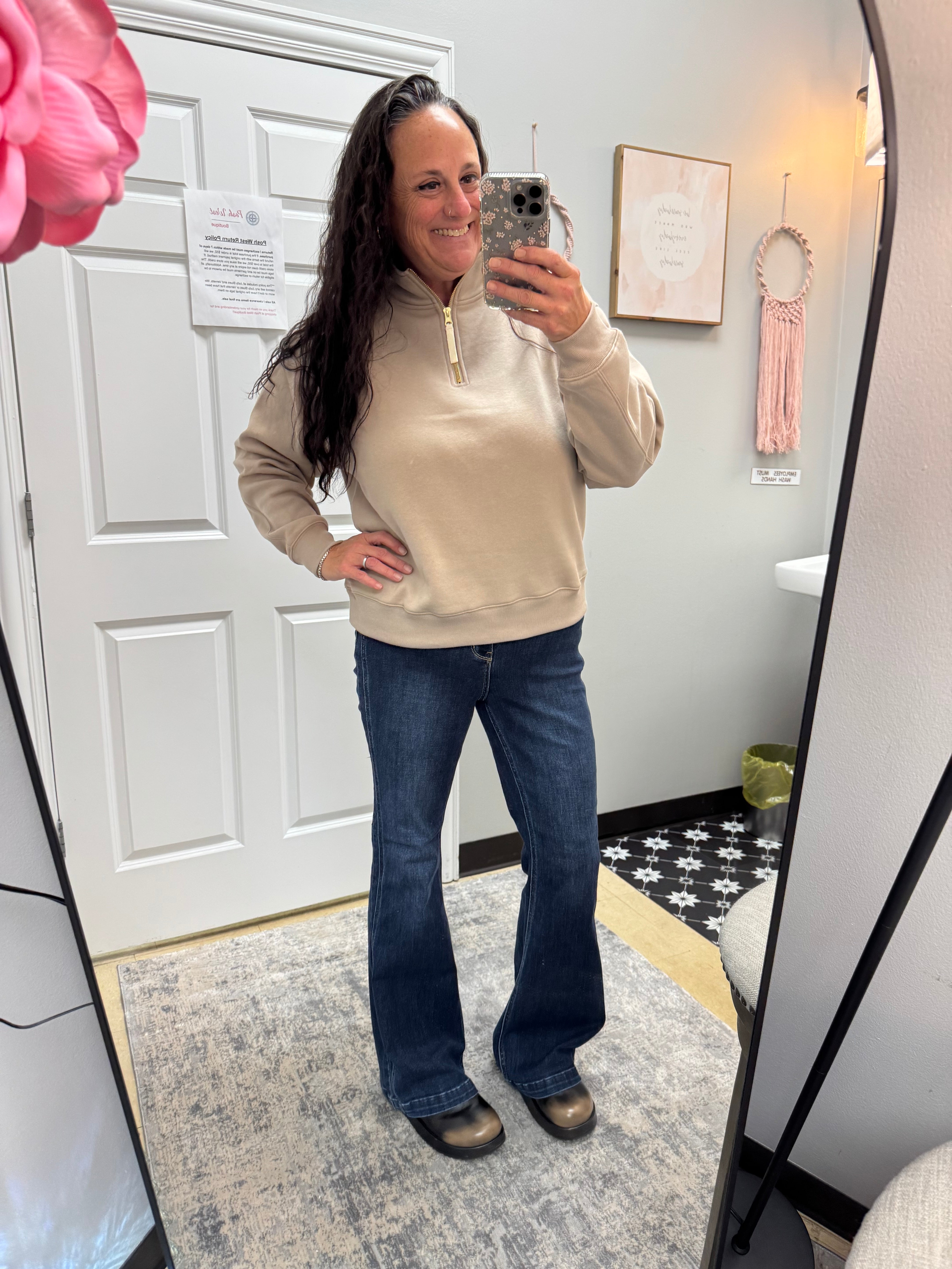 Judy Blue HW Angled Side Seam Flare - Posh West Boutique