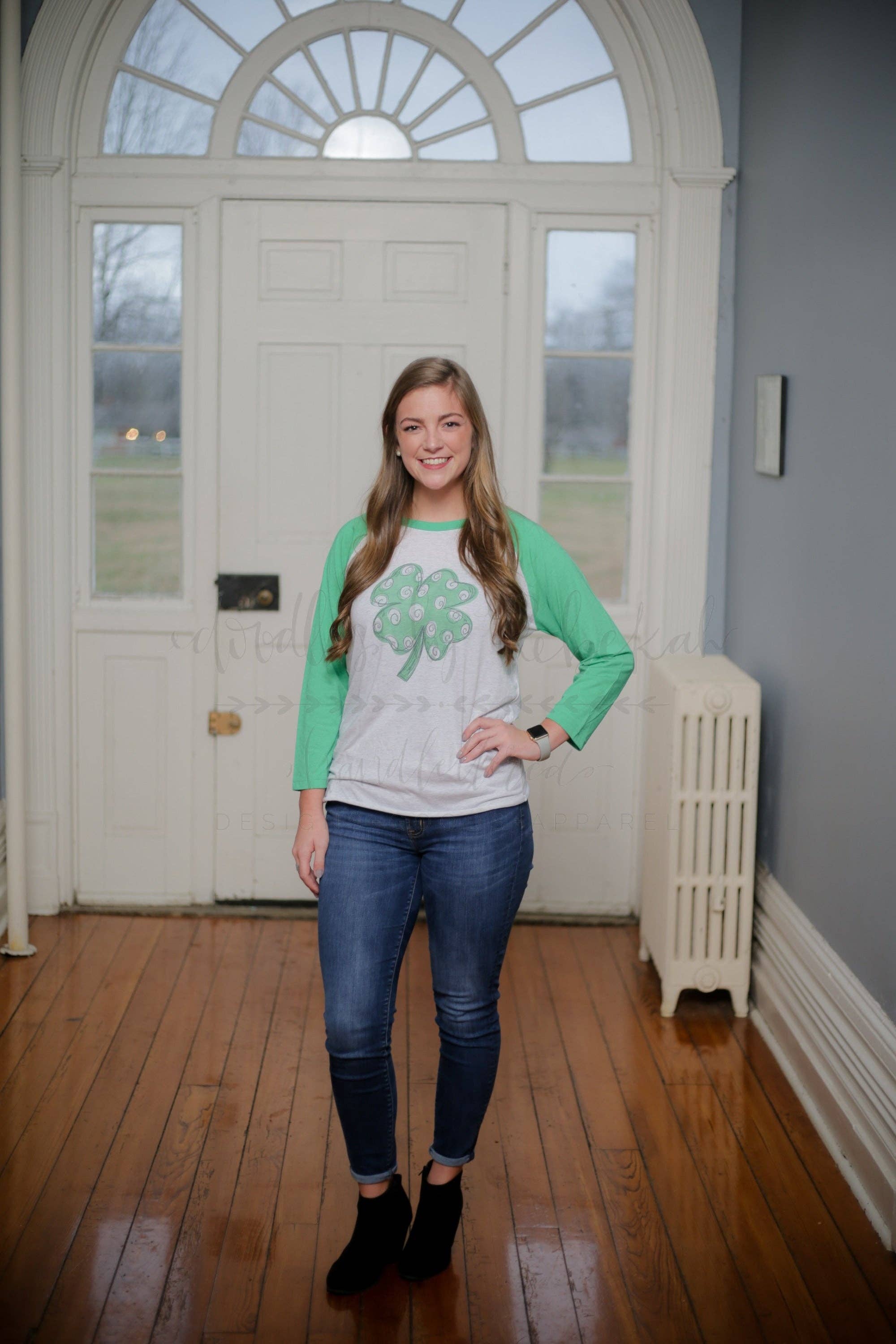 Shamrock Raglan - Posh West Boutique