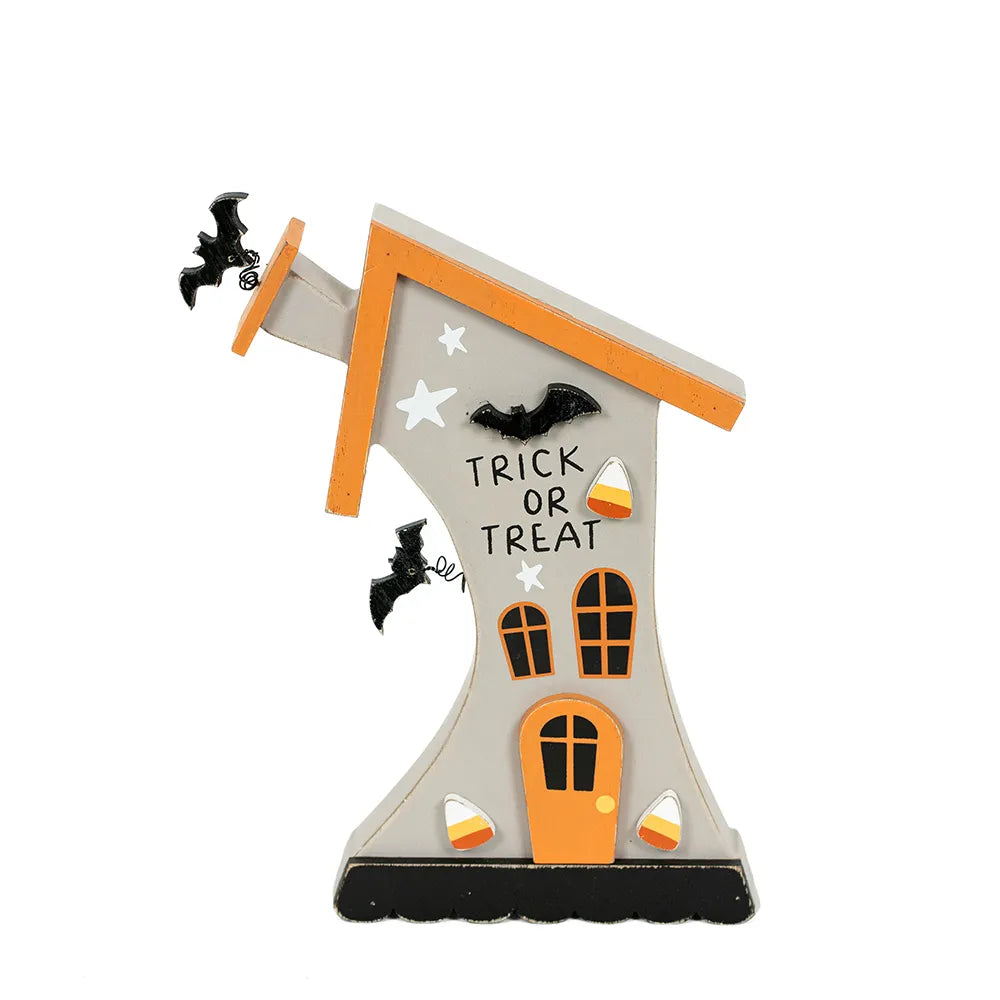 Wood Cutout Trick/Treat House