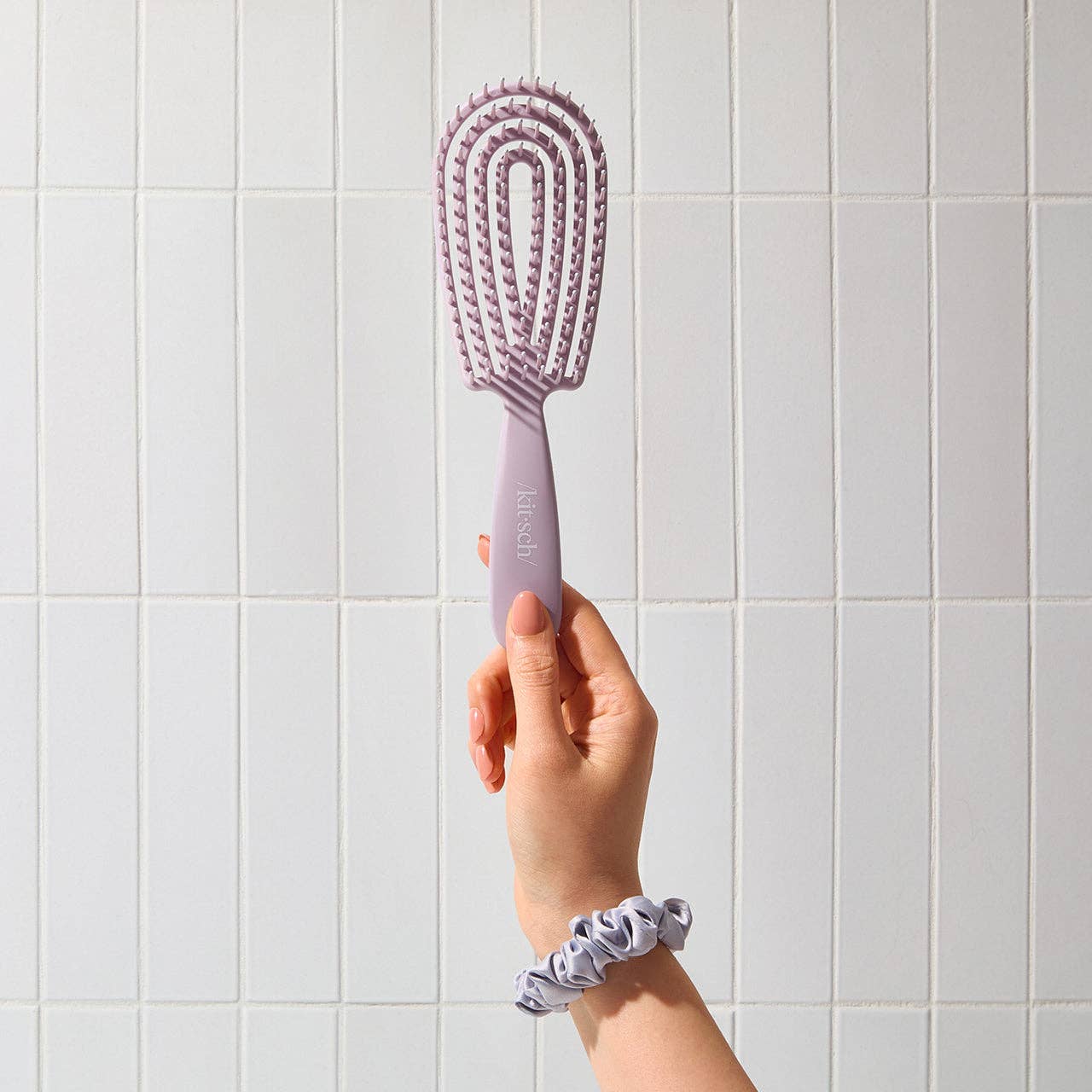 Kitsch Detangling Flexi Brush - Soft Violet