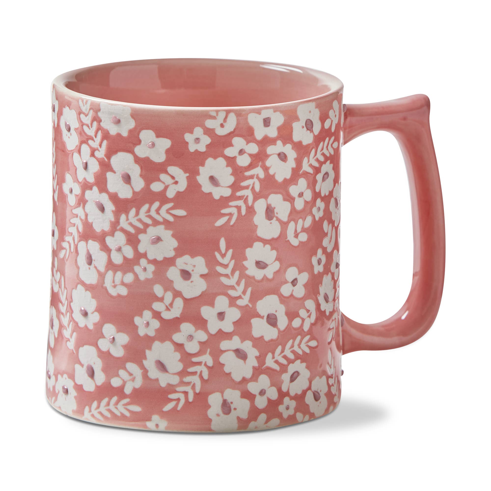 Evelyn Mug Pink Stoneware Everyday - Posh West Boutique