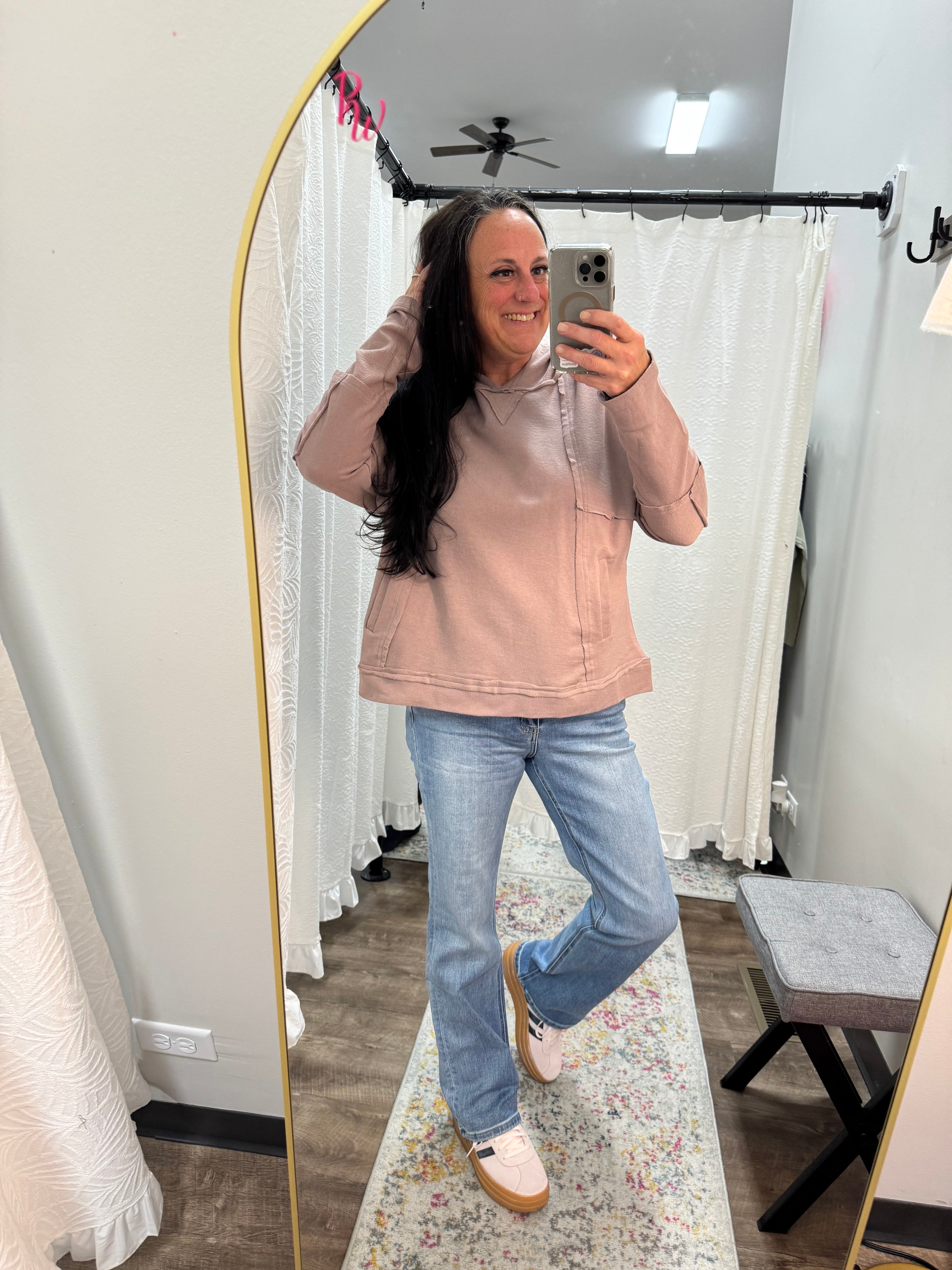 Vervet Mid Rise Light Wash Miranda Bootcut Jeans - Posh West Boutique