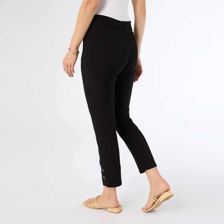 Black Georgie Ankle with Button Detail - Posh West Boutique