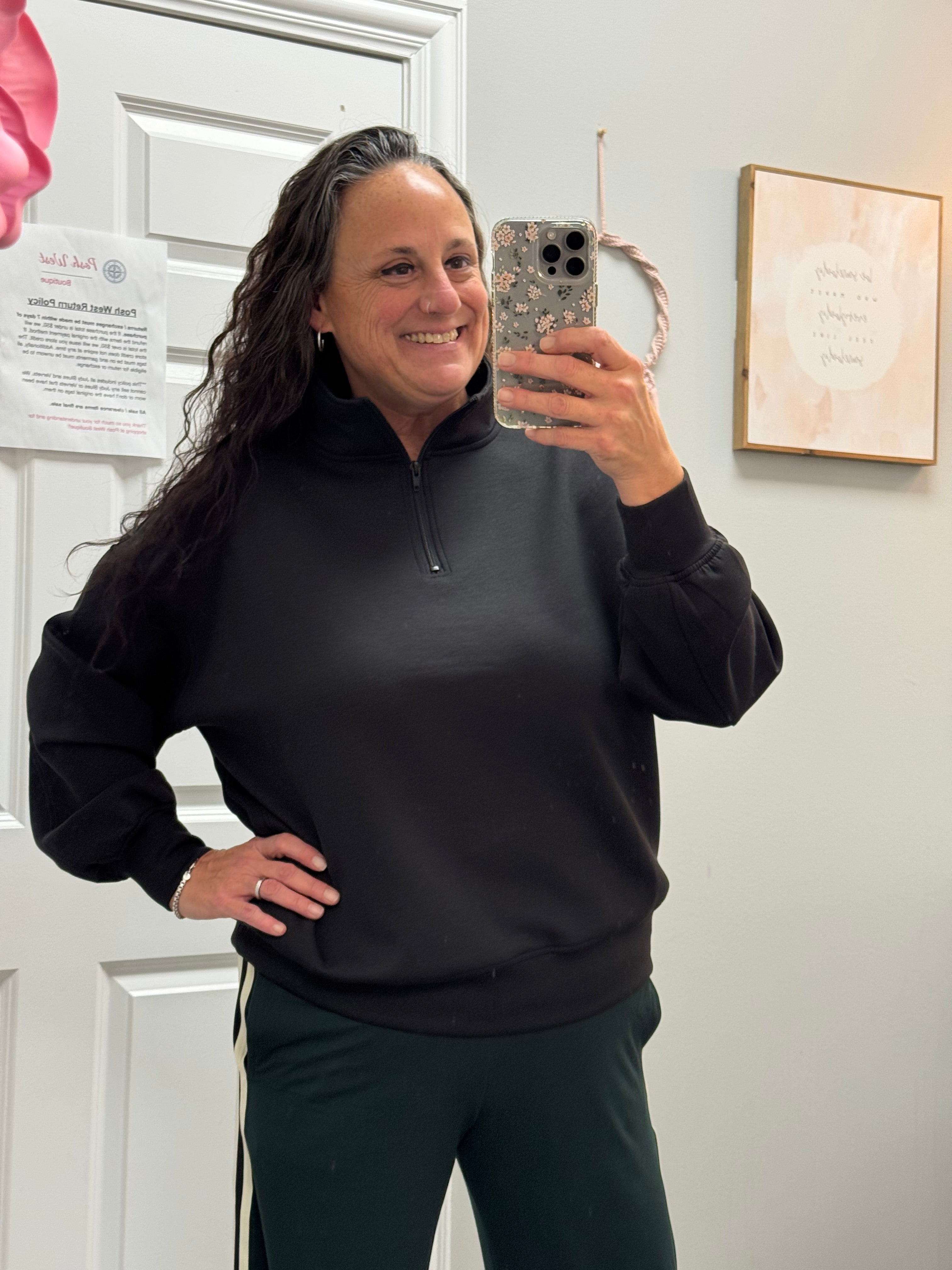 Butter Soft Green Striped Straight Pant - Posh West Boutique