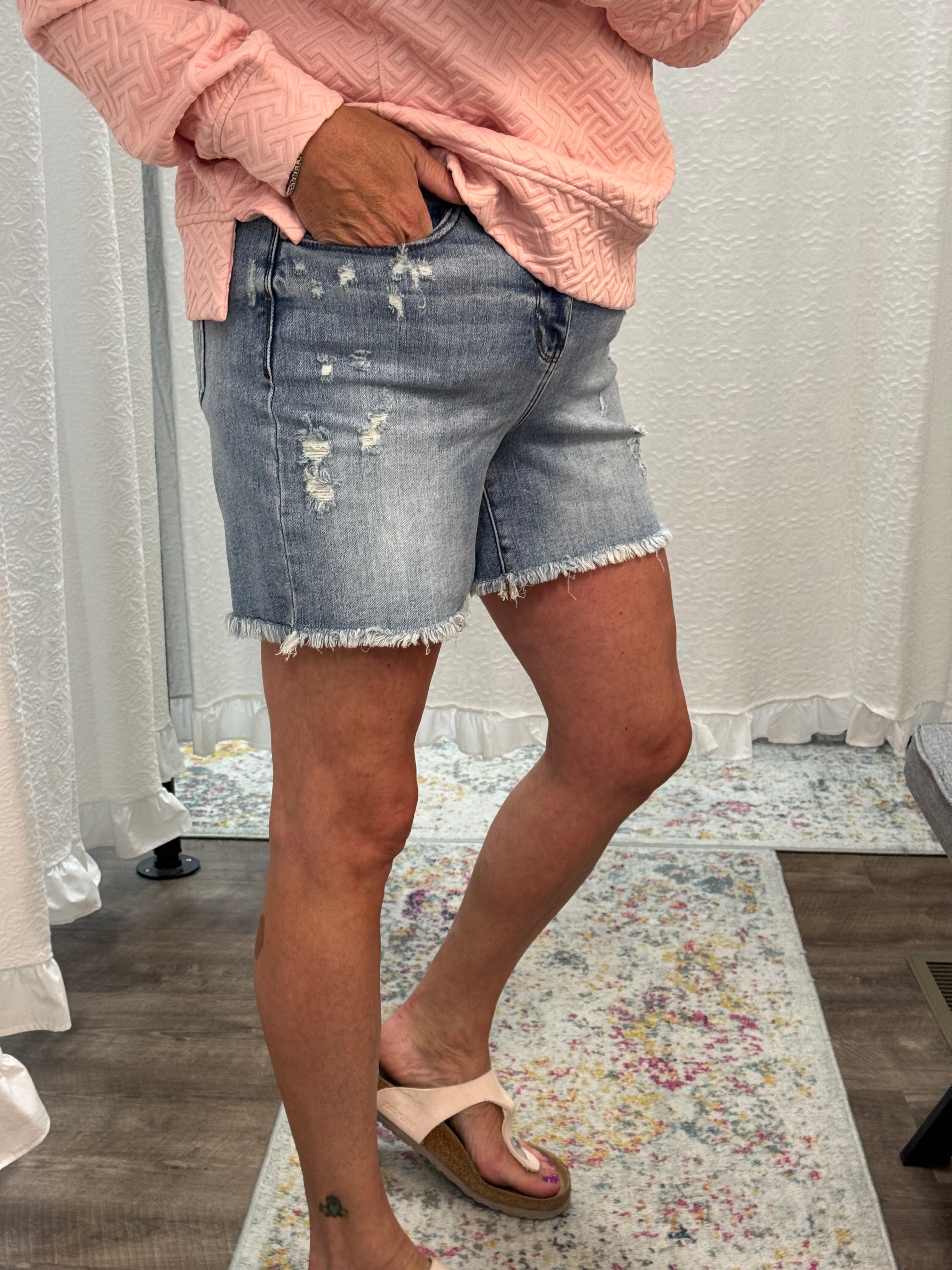 Judy Blue High Waist Shorts - Posh West Boutique