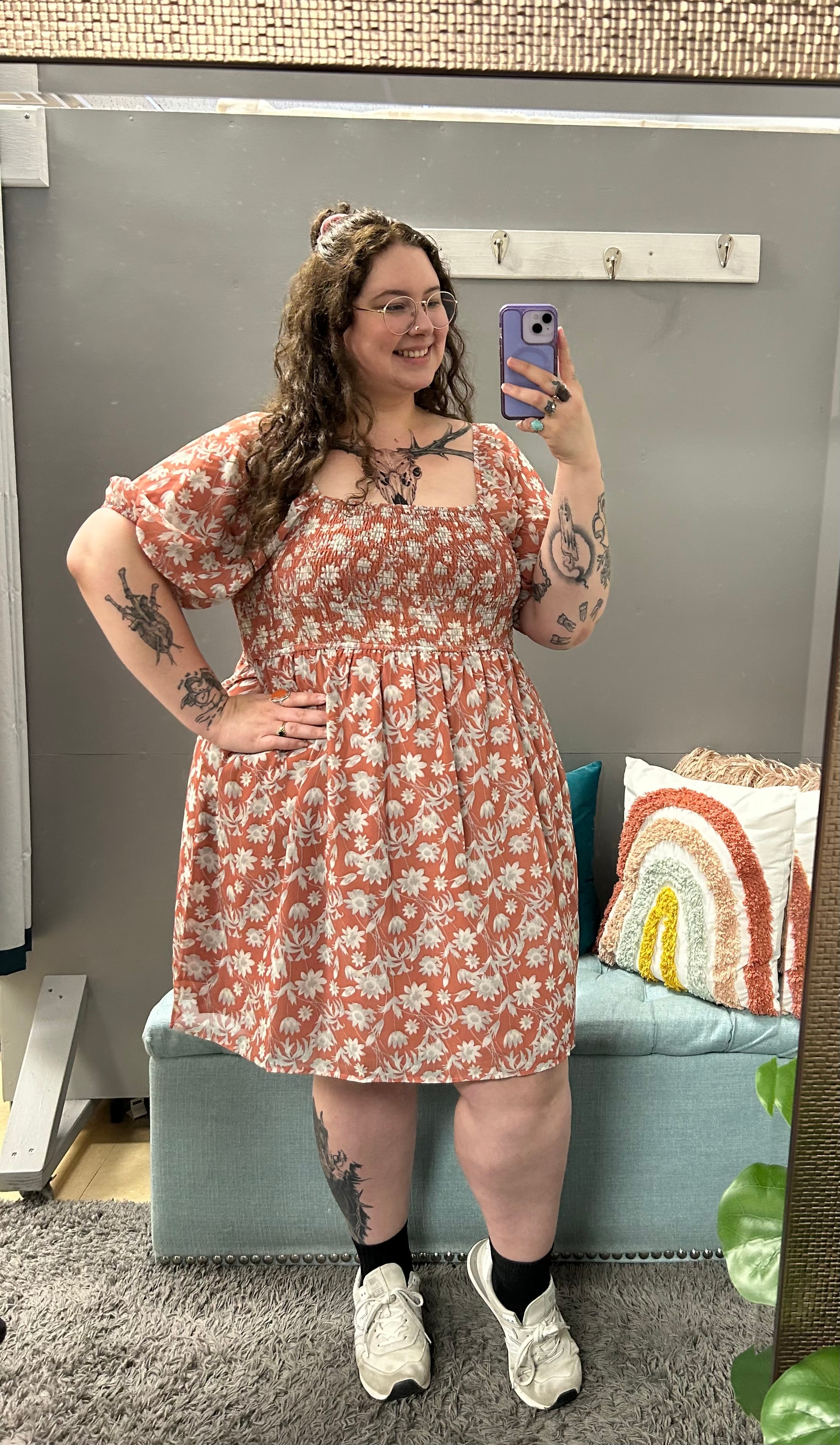 Kimberly Dress Silvered Ember - Posh West Boutique