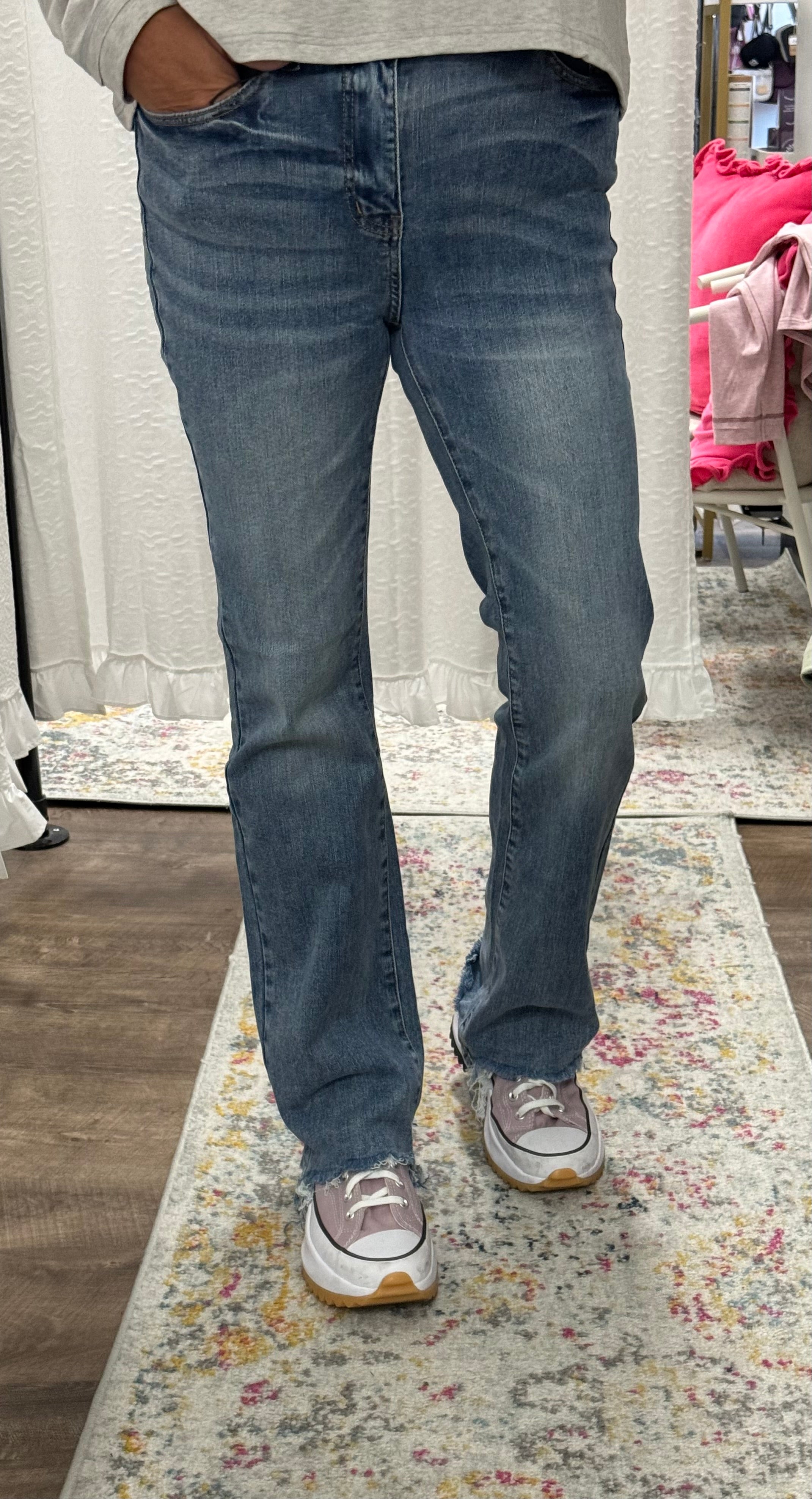 Judy Blue High Waist Double-Button Bootcut - Posh West Boutique