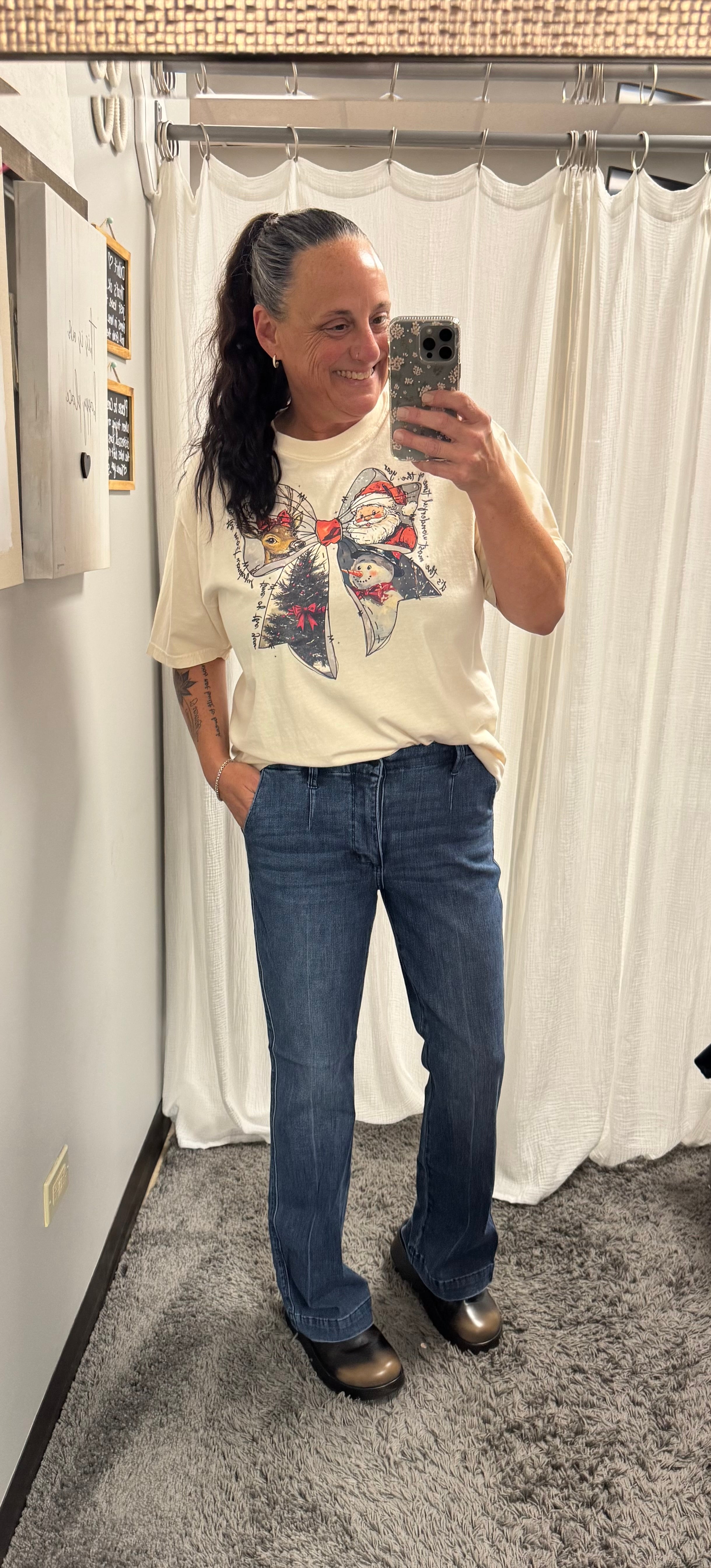 Judy Blue Mid Rise Trouser Bootcut Jean - Posh West Boutique