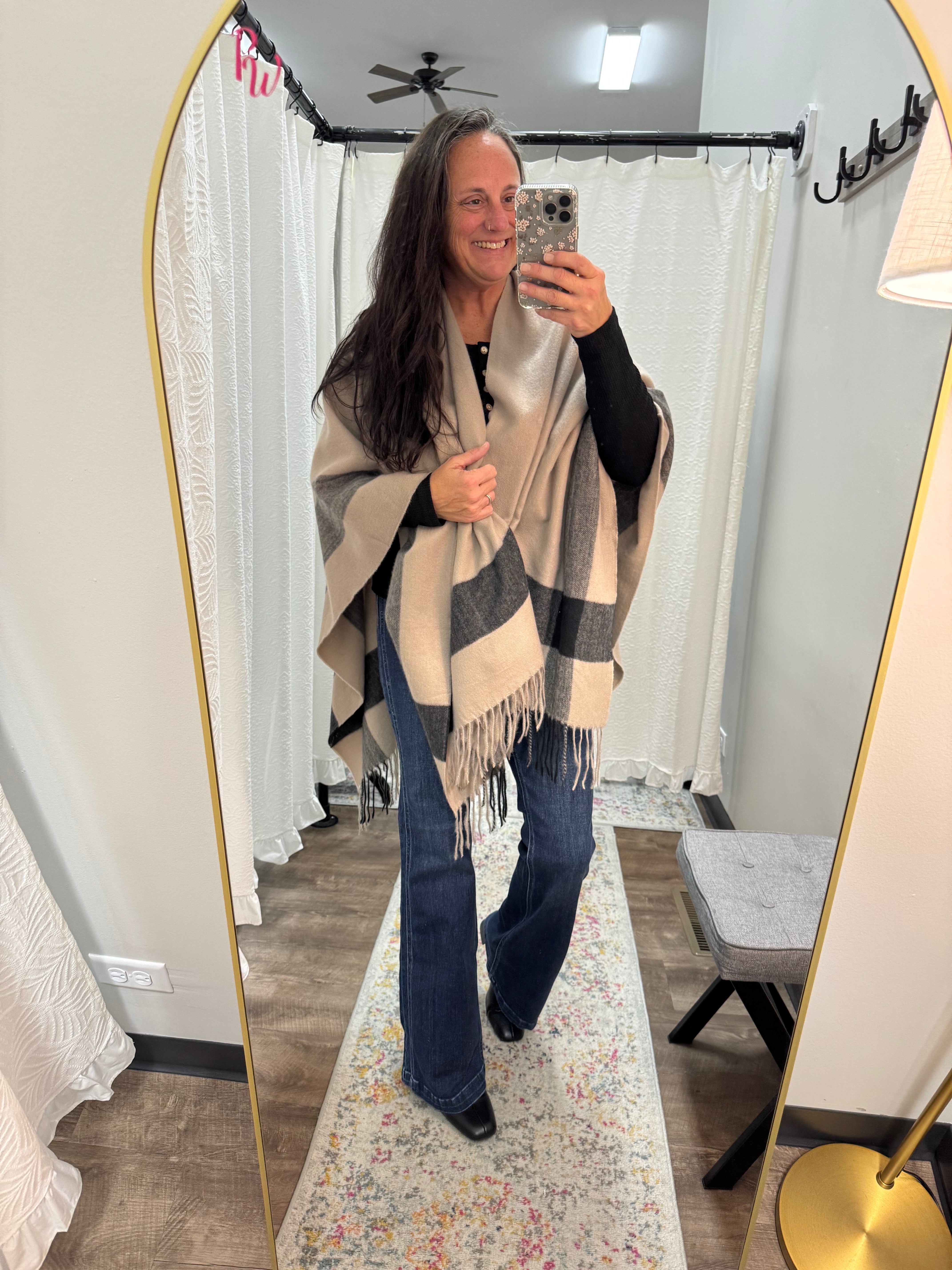 Tan Highland Wrap - Posh West Boutique