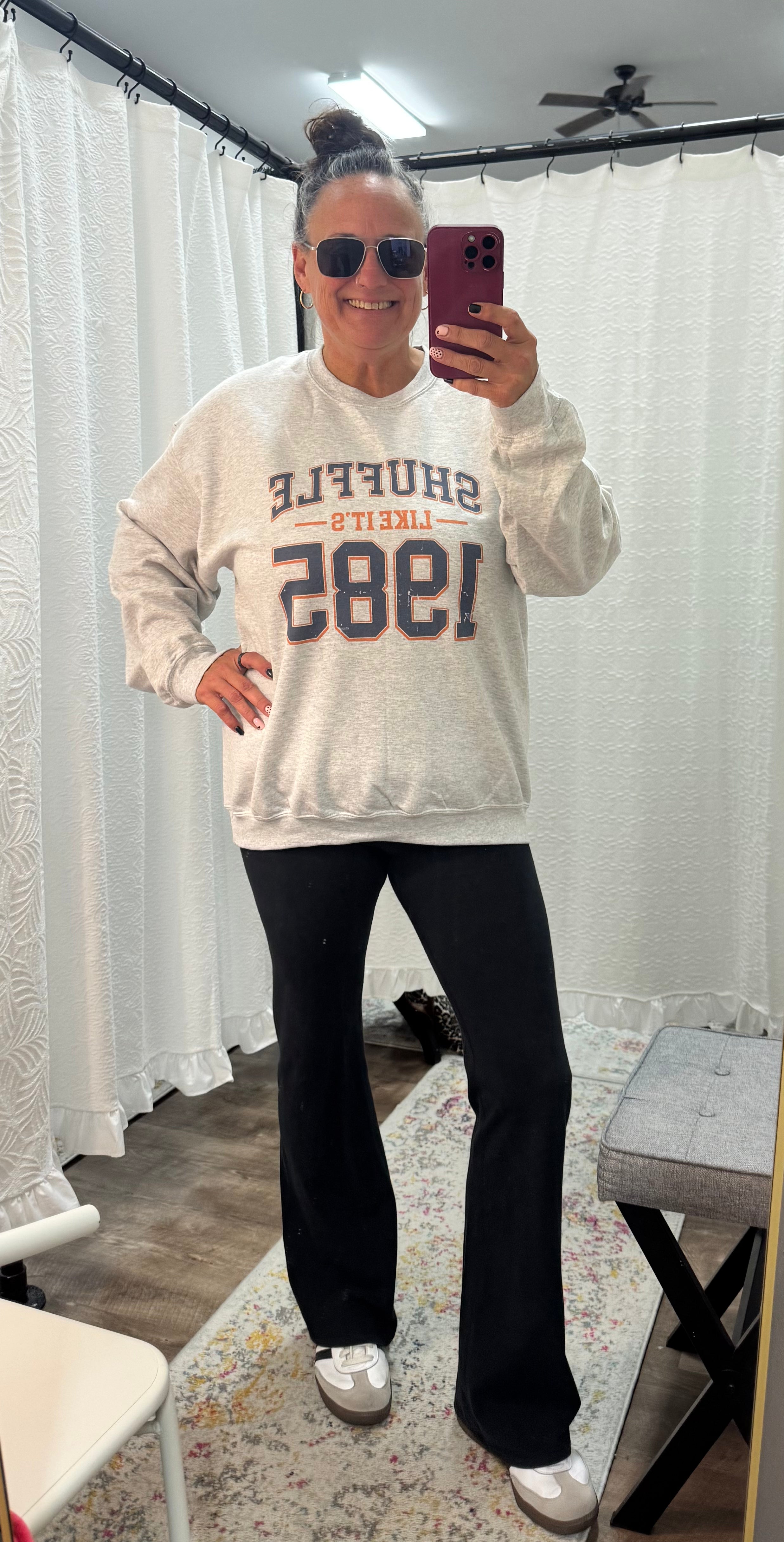 Shuffle Like It's 1985 Graphic Sweatshirt