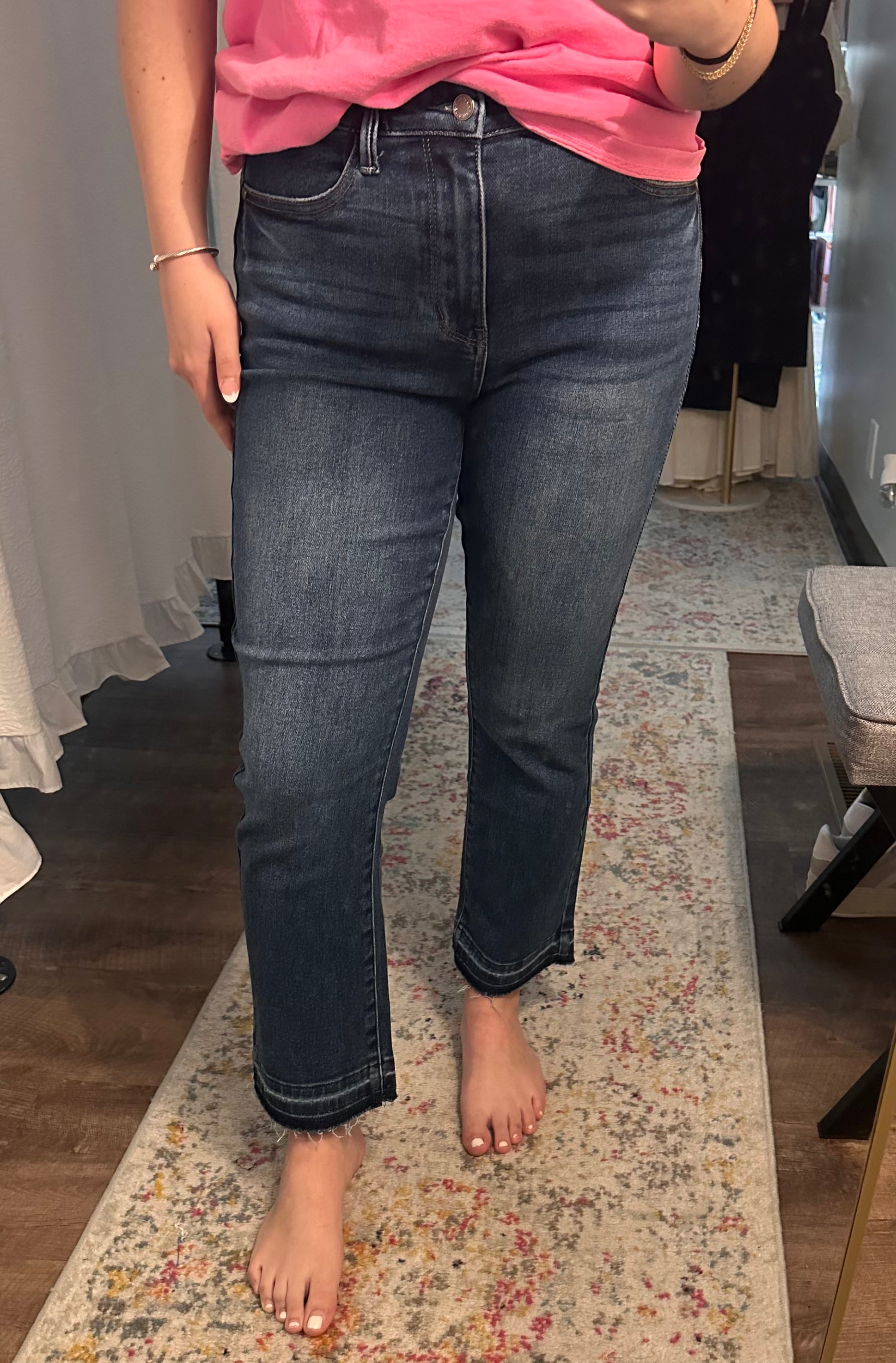 Judy Blue Cropped Vintage Wash 26" Inseam Jeans - Posh West Boutique
