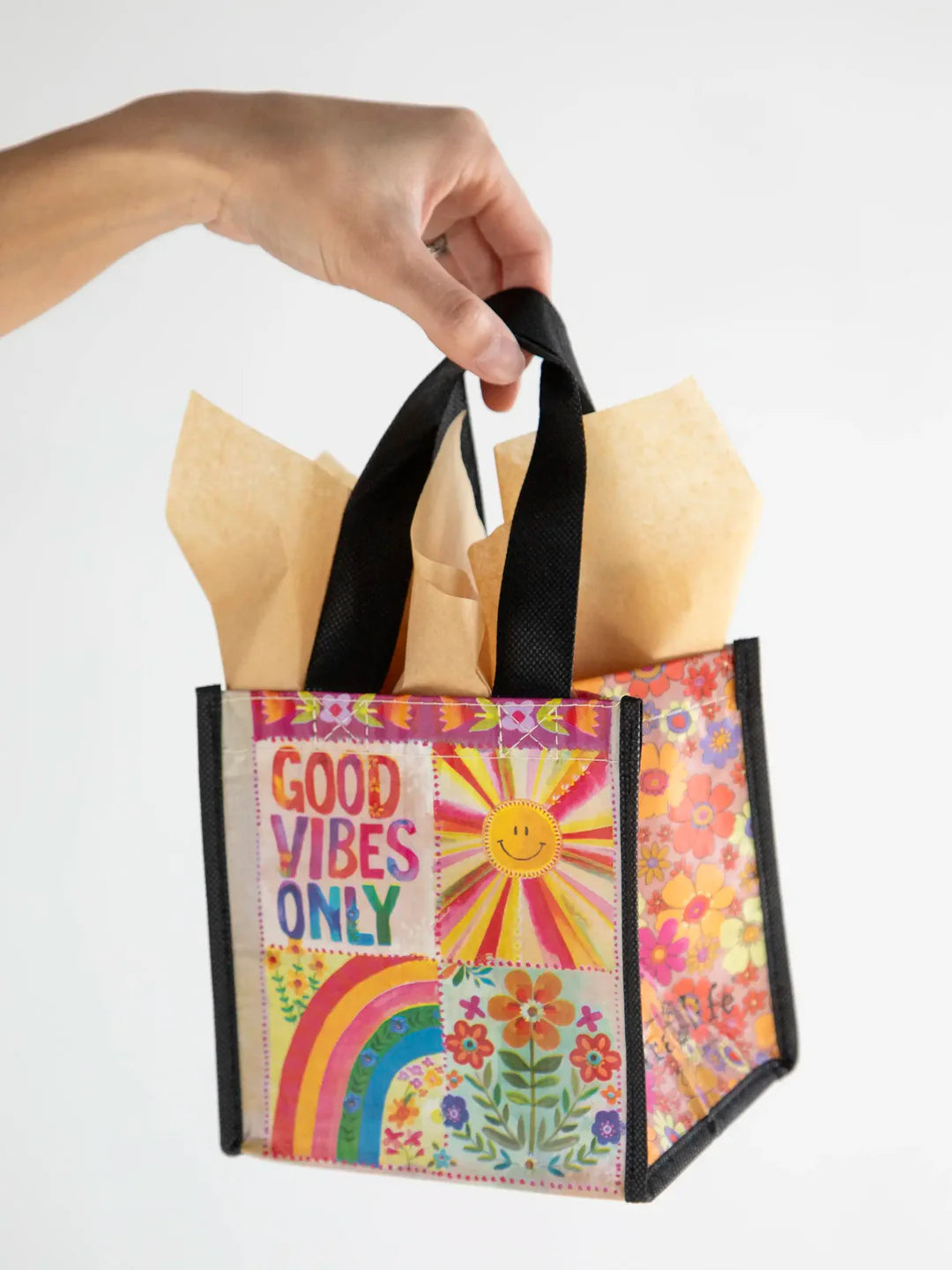 Small Happy Bag - Good Vibes Only - Posh West Boutique