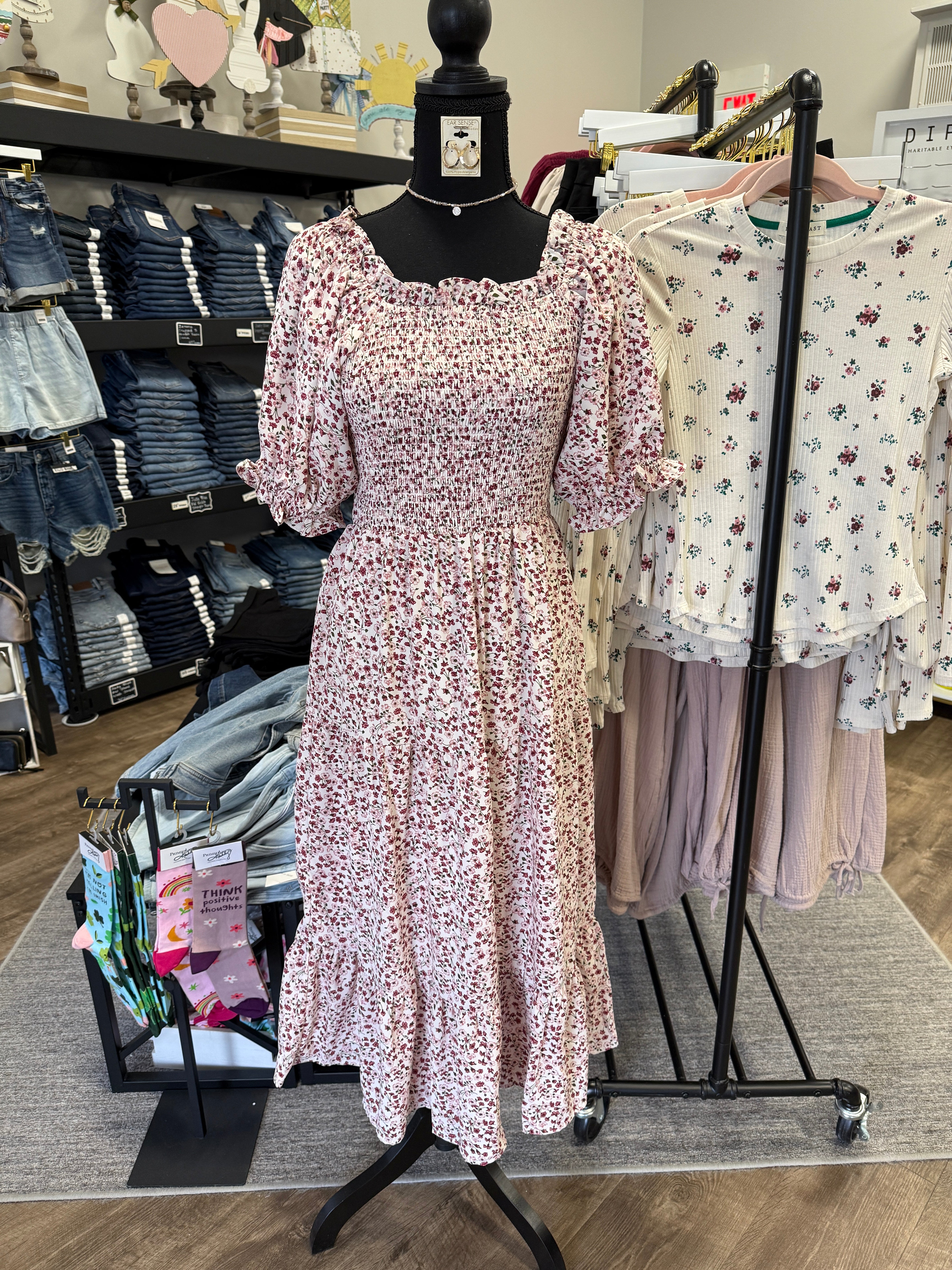 The Sherelle in Heirloom Rosette - Posh West Boutique