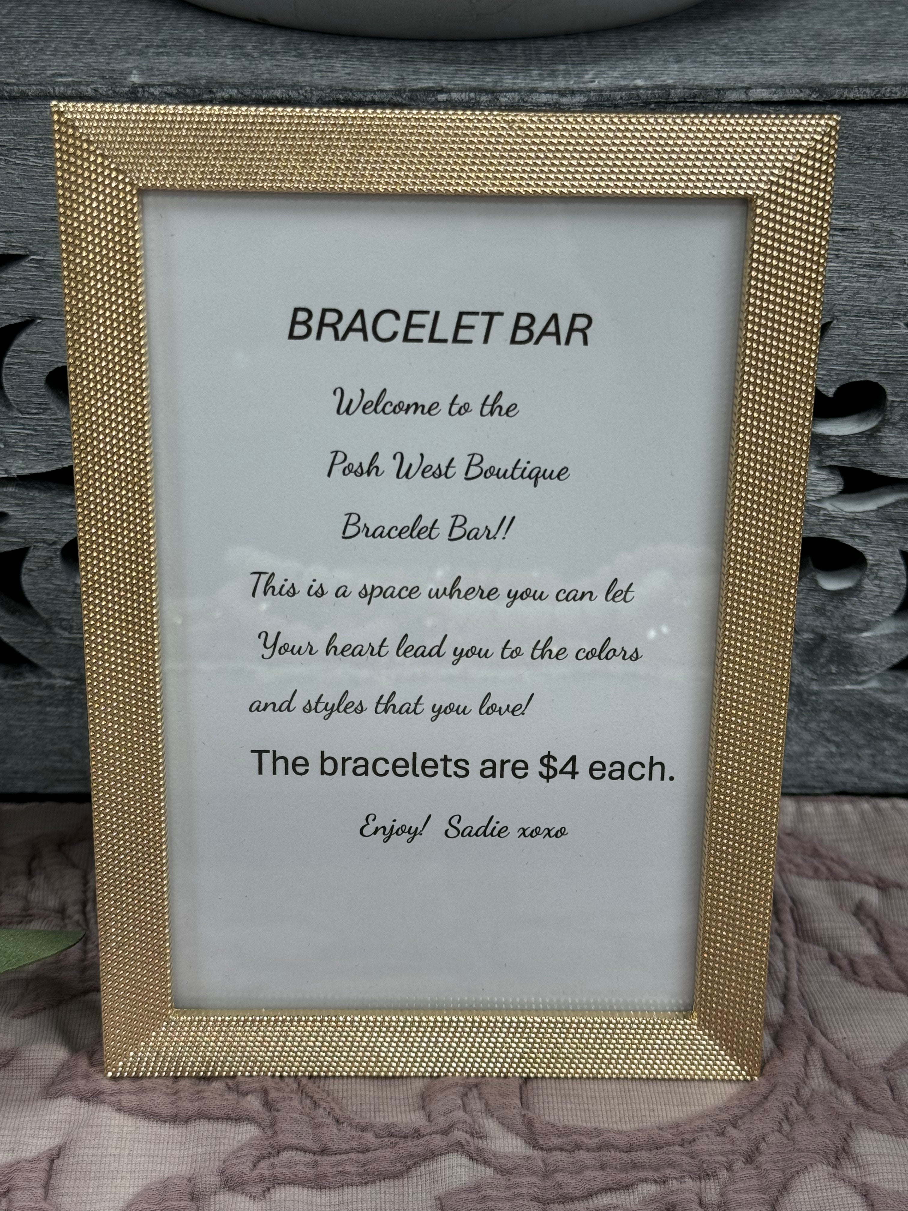 Bracelet Bar - Posh West Boutique