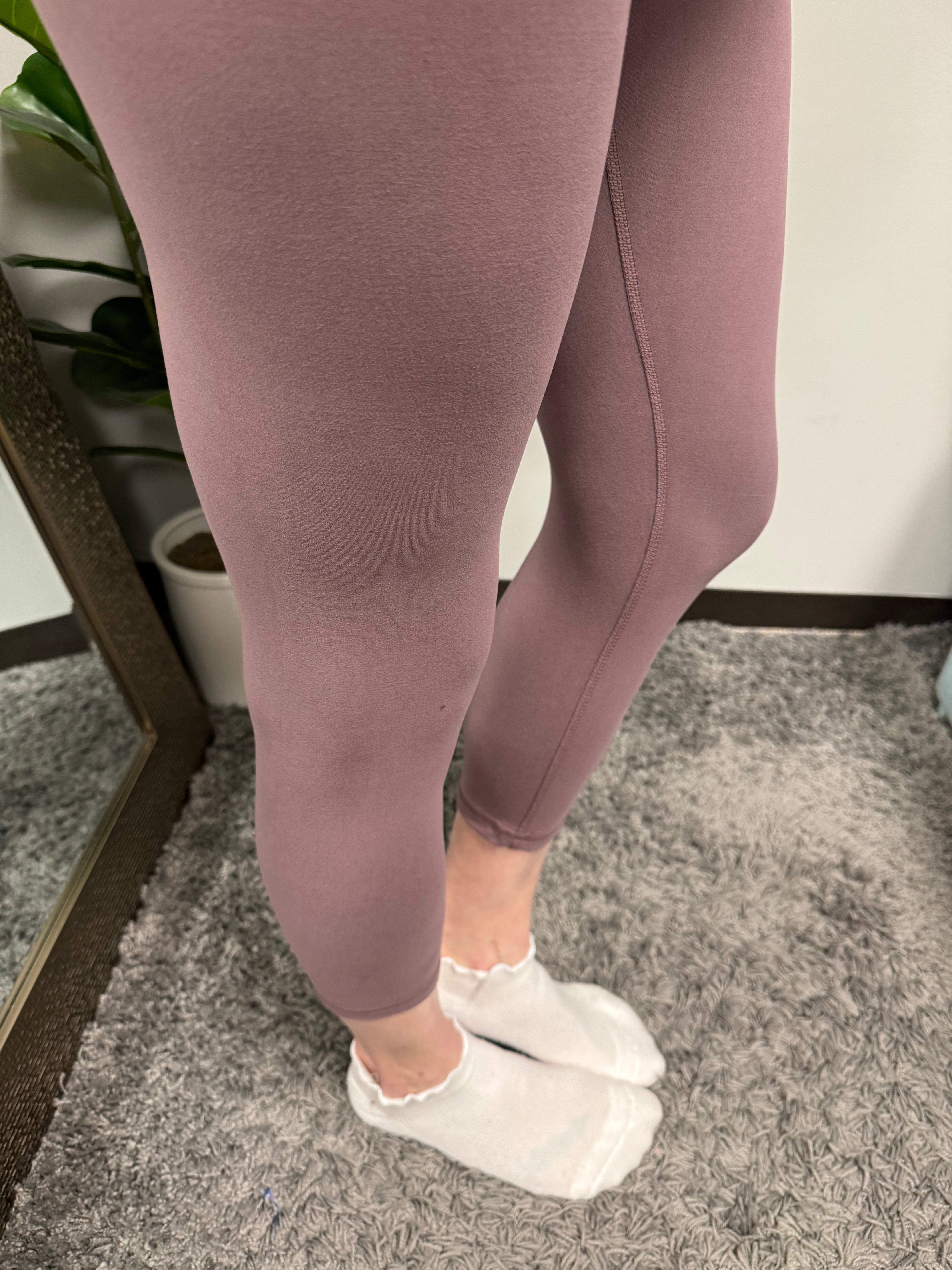 Butter Soft Mauve Capri Legging - Posh West Boutique