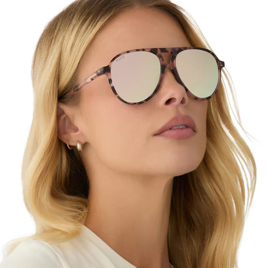 Tosca III Tortoise Taupe Mirror Sunglasses - Posh West Boutique