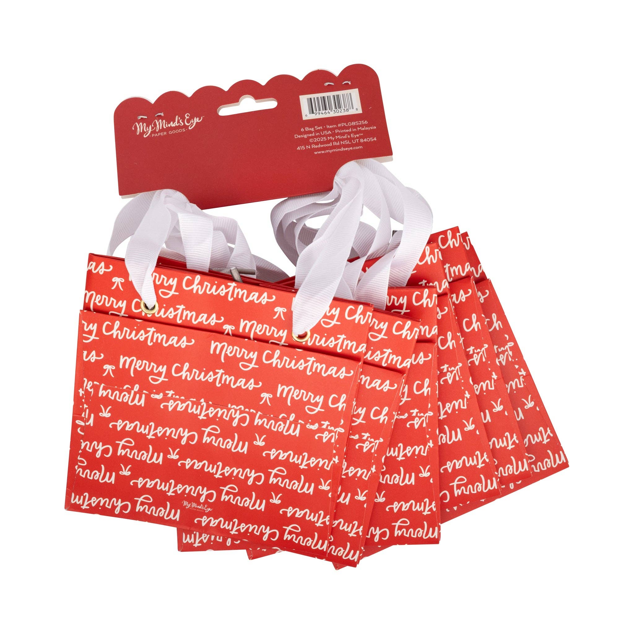 Merry Christmas Gift Bag Set - Posh West Boutique