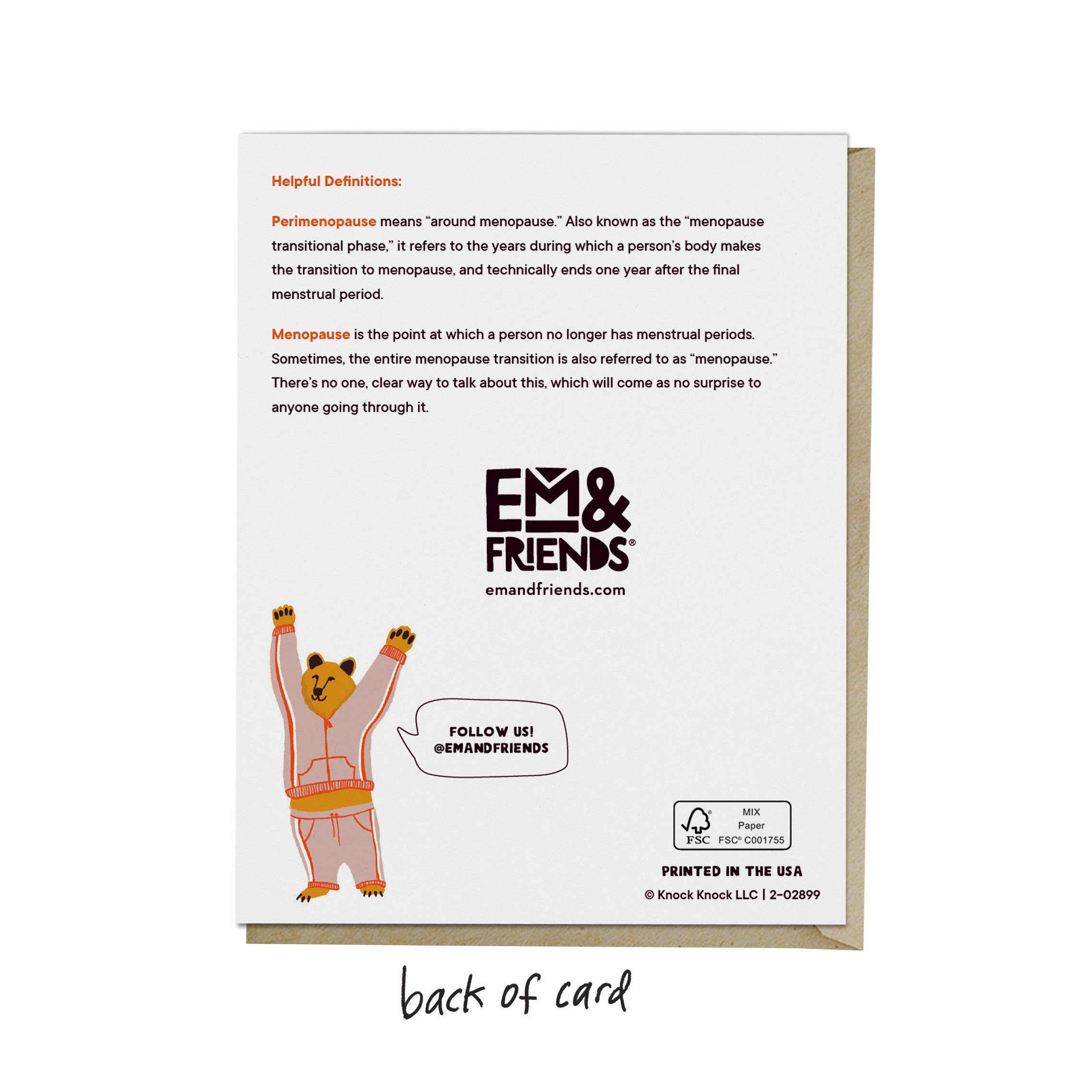 Breathtaking Power Menopause Card - Posh West Boutique