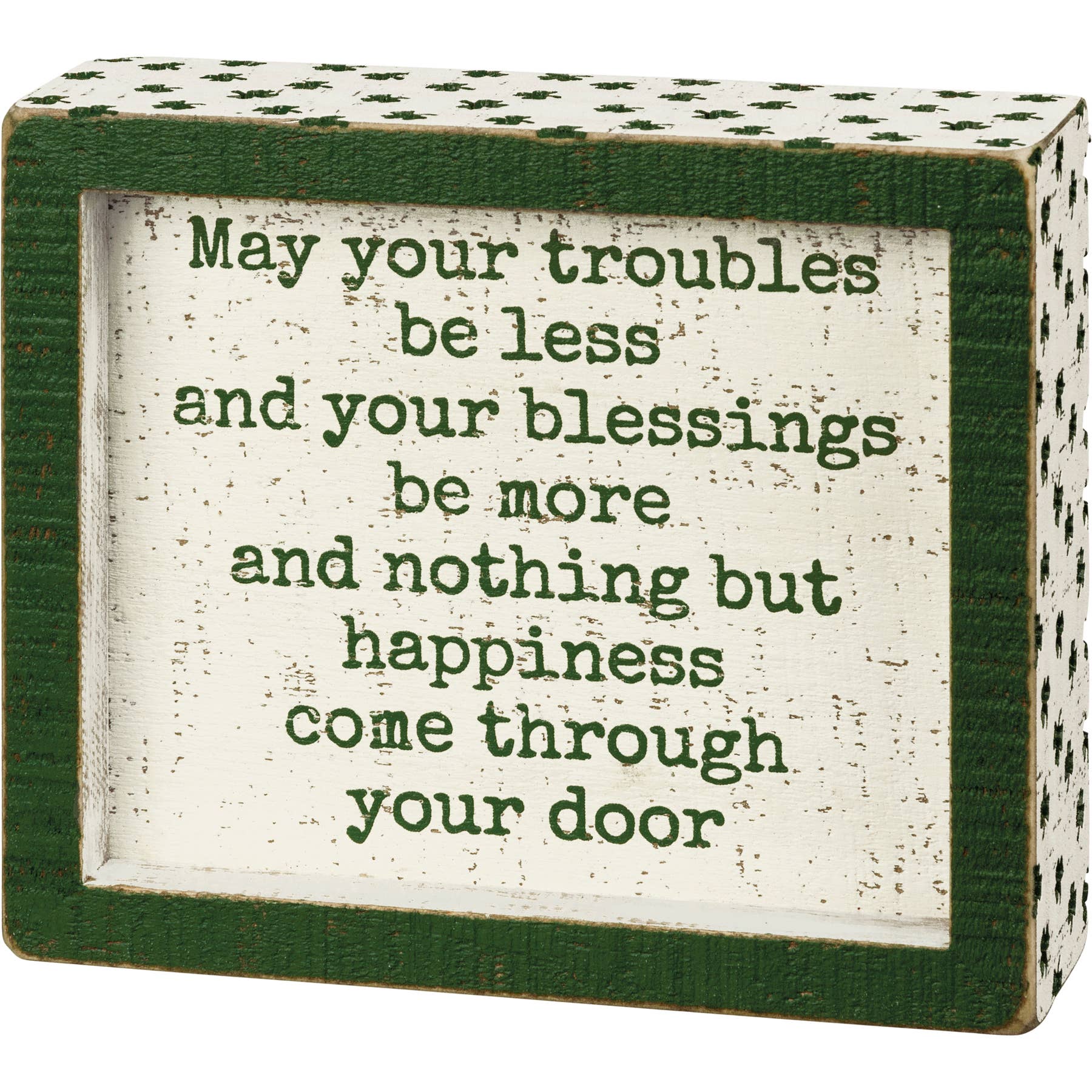 May Your Blessings Be More Inset Box Sign - Posh West Boutique