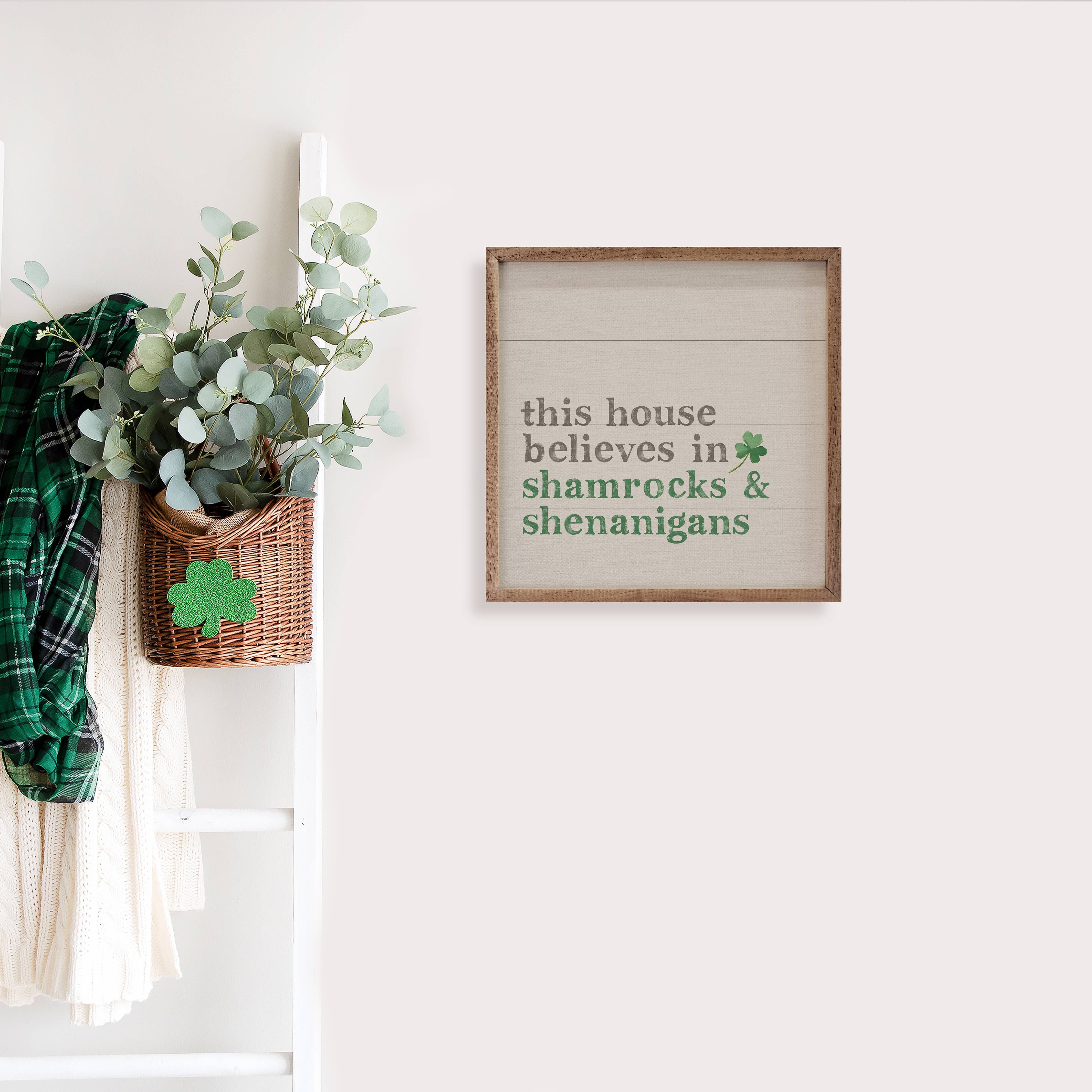 Shamrocks And Shenanigans Irish Sign - Posh West Boutique