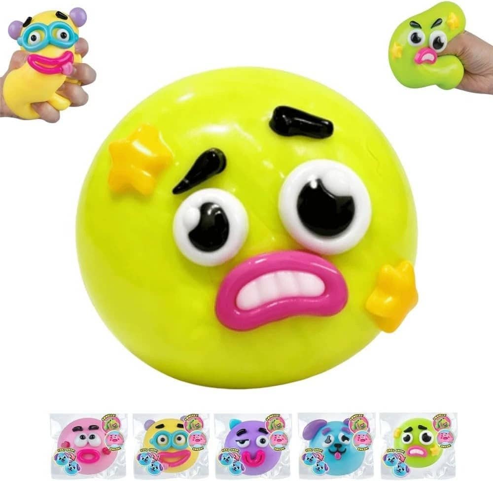 Squishy Faces – Funny Emoji-Style Stress Ball Squishies