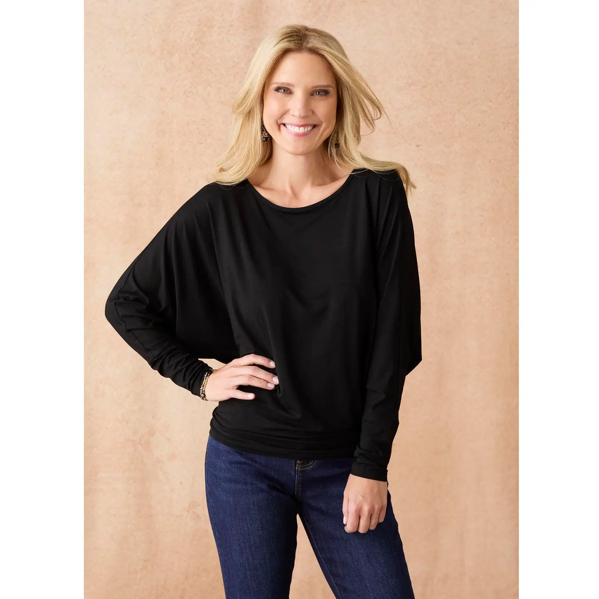Soft Landing Dolman Sleeve Top