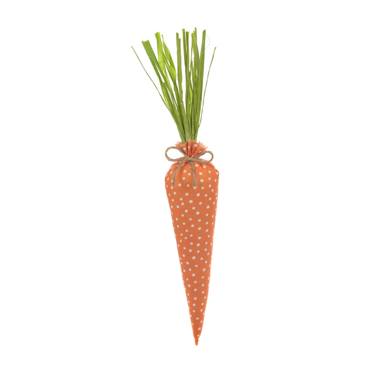 Orange Dotted Fabric Carrot - Posh West Boutique