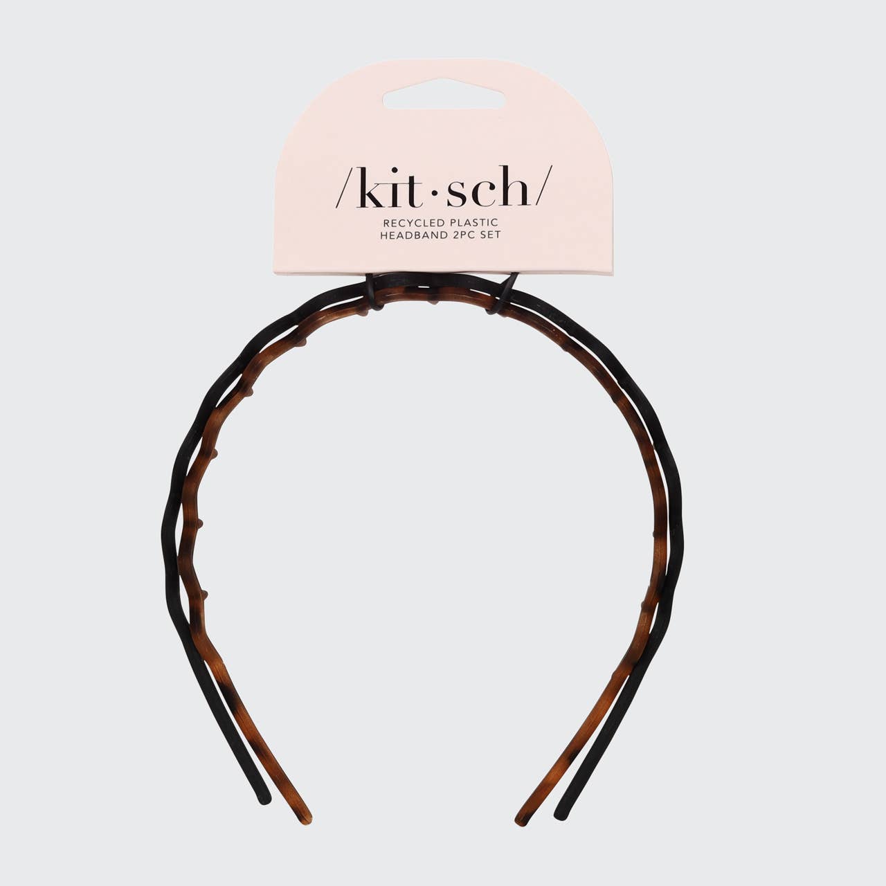 Zig Zag Headband 2pc - Black & Tort - Posh West Boutique
