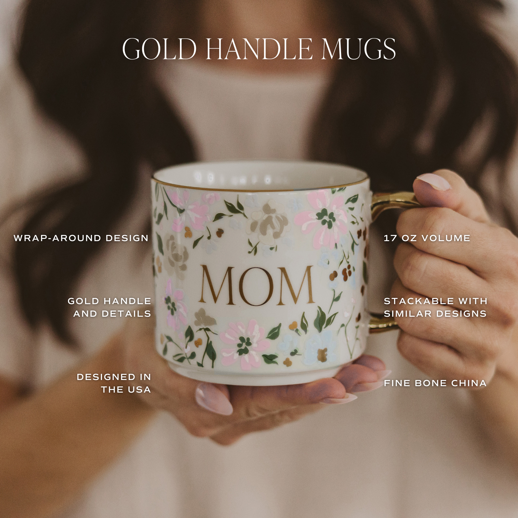 Floral Mom Coffee Mug - Posh West Boutique