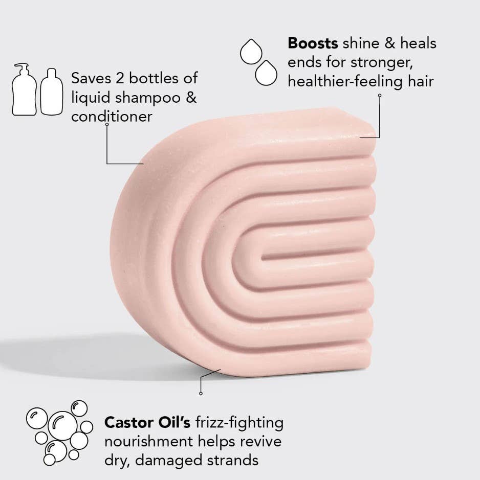 Castor Oil Nourishing Conditioner Bar - Posh West Boutique
