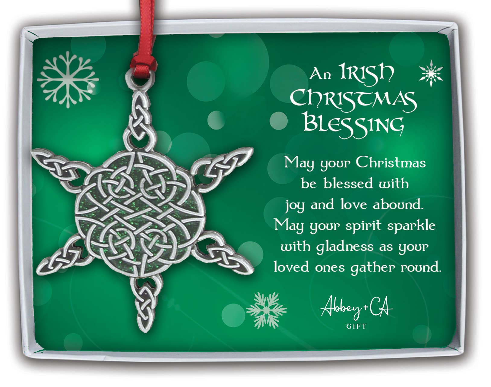 Celtic Snowflake Ornament