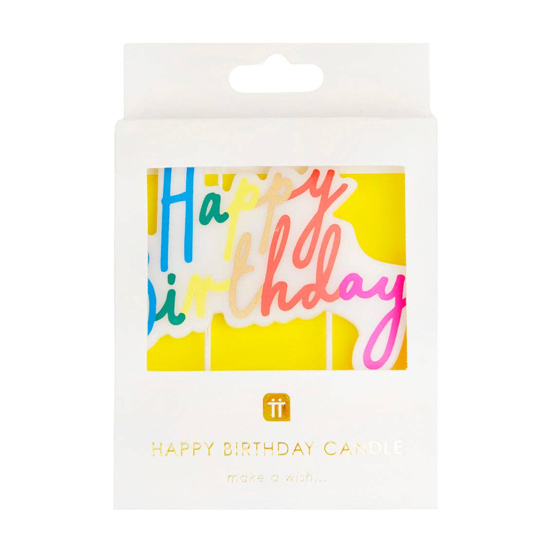 Rainbow Happy Birthday Candle | Cake Candles | - Posh West Boutique