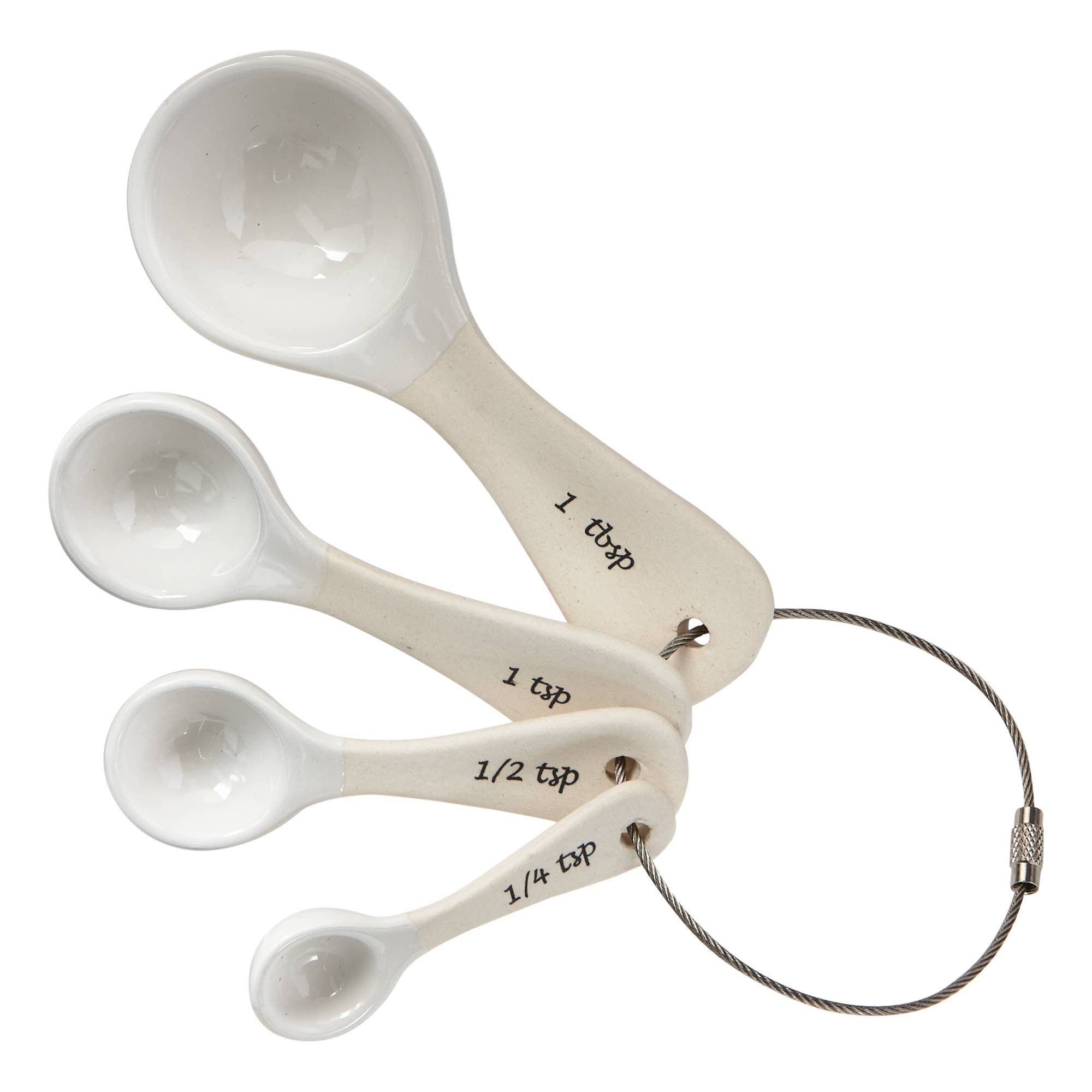 Measuring Spoon Set of 4 - White - Posh West Boutique