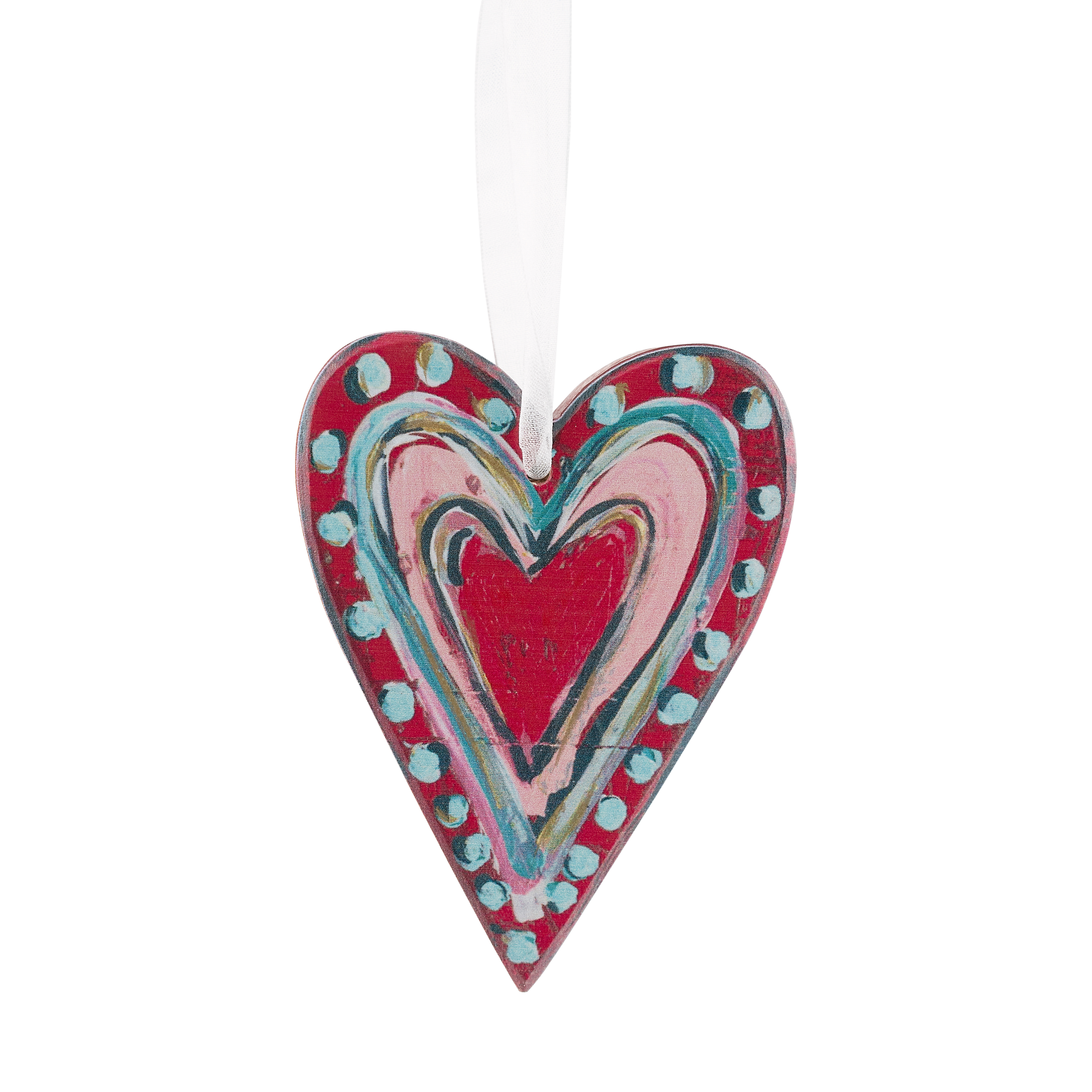 Wooden Heart Ornaments