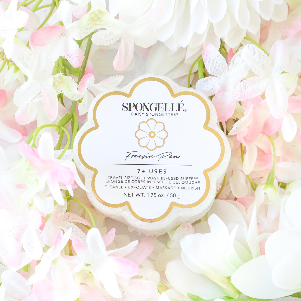 Freesia Pear Daisy Spongette - Posh West Boutique
