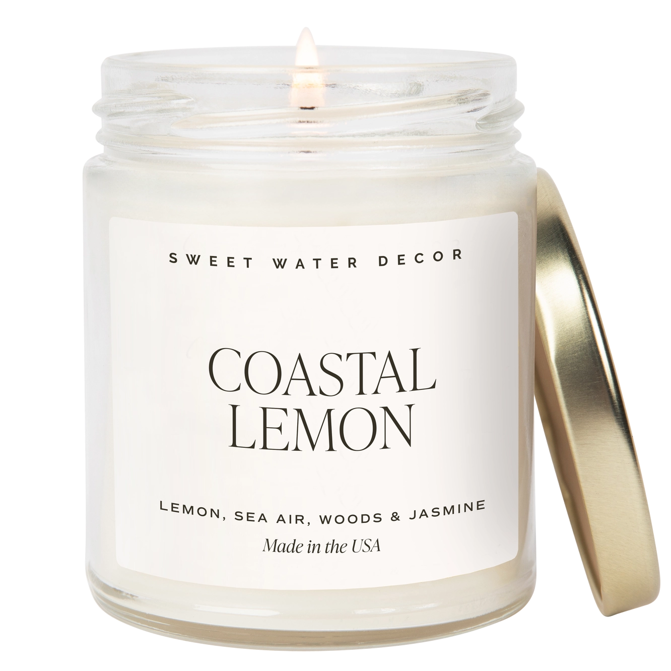 Coastal Lemon Soy Candle - Posh West Boutique