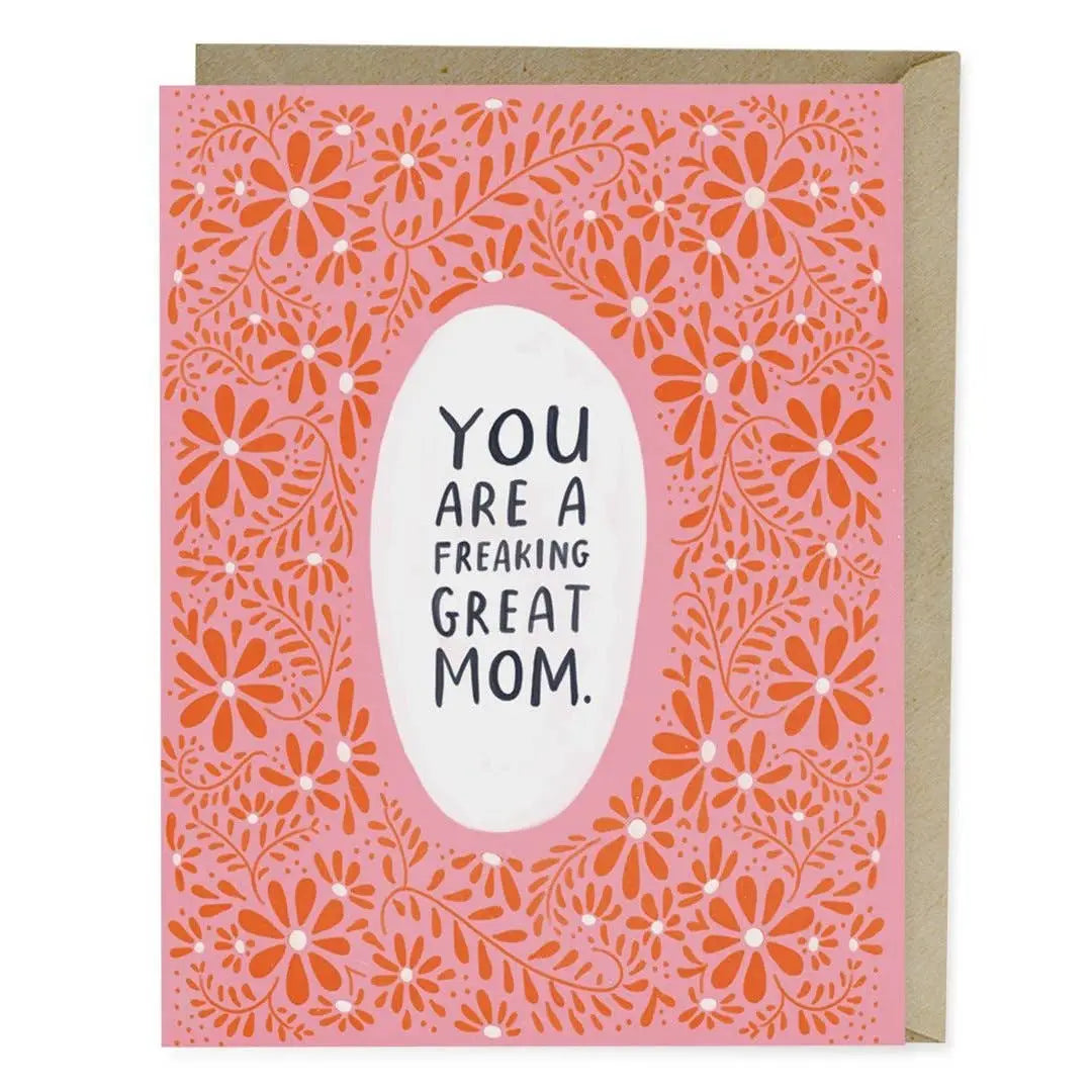Freaking Great Mom Card - Posh West Boutique