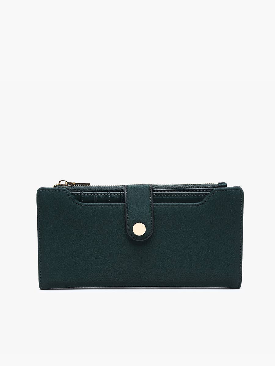 Violet RFID Fold-Out Wallet w/ Card Slot